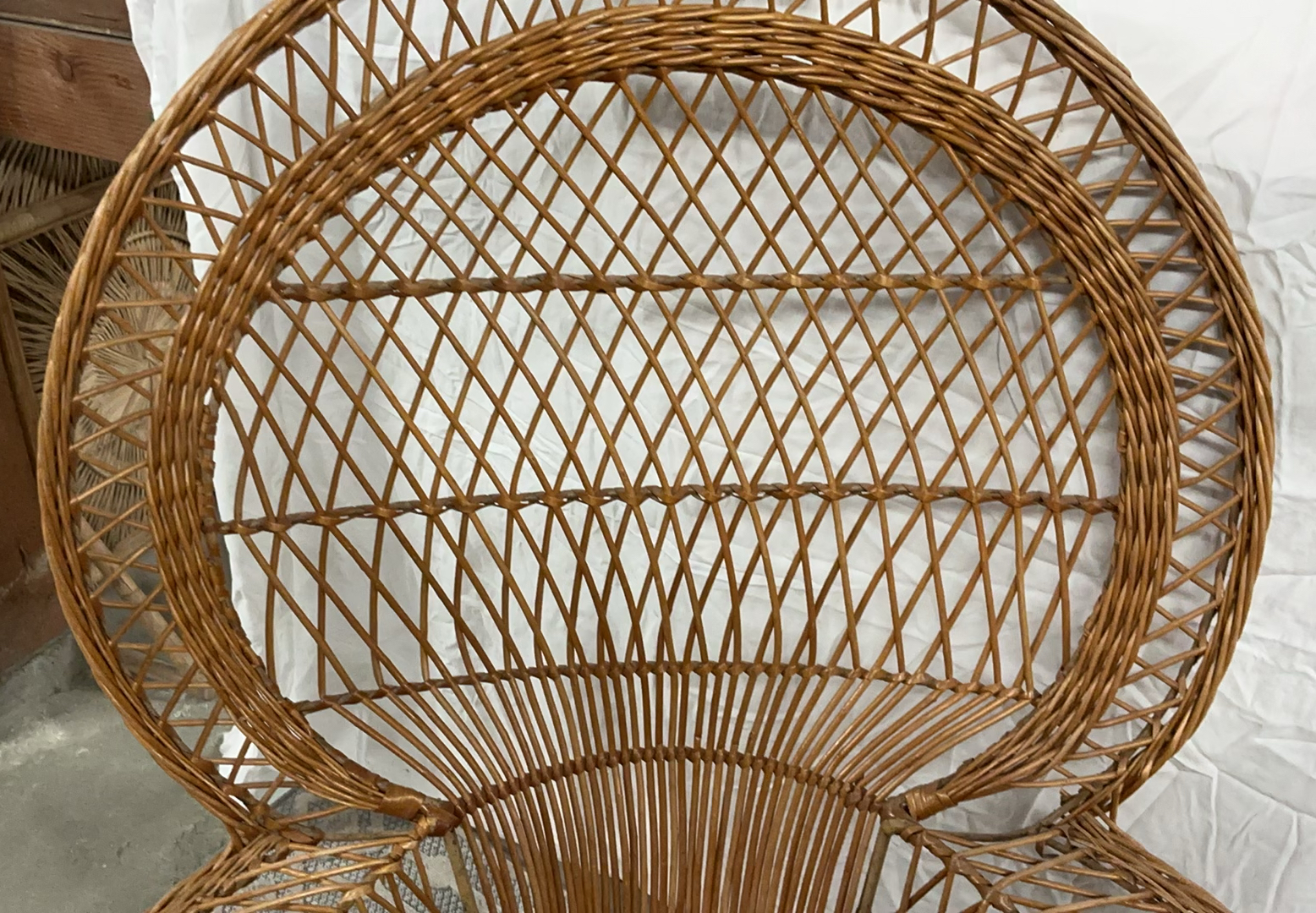 Vintage Wicker Peacock Chair - image 3 of 5