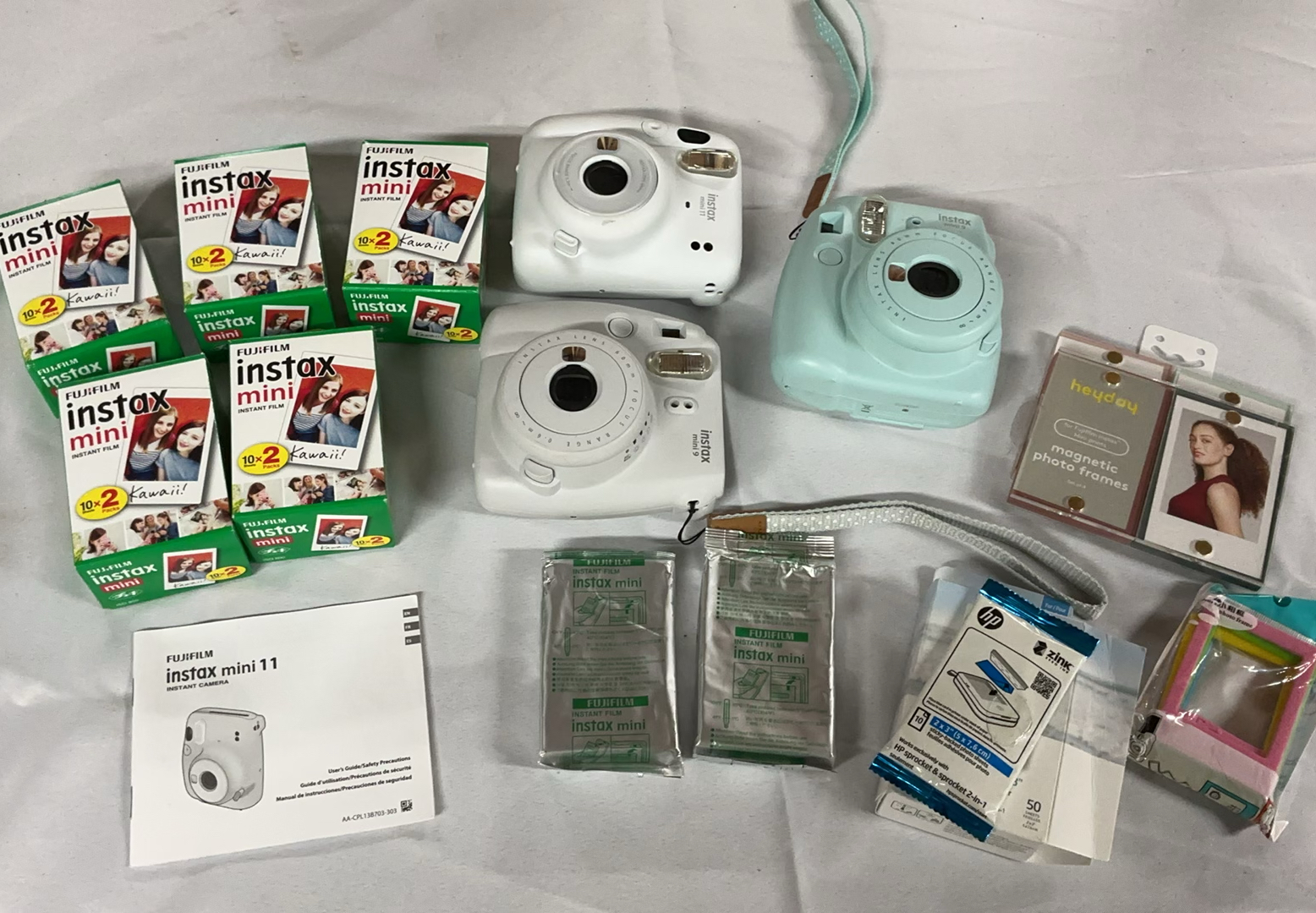 3 Instax Instant Cameras, Film, And Paper - image 1 of 5