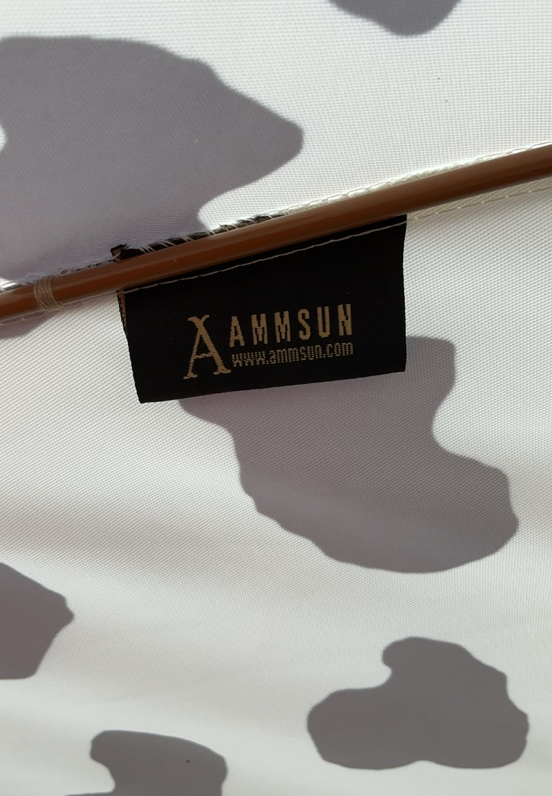 Two Cow Print Patio Umbrellas With Cases - image 2 of 3