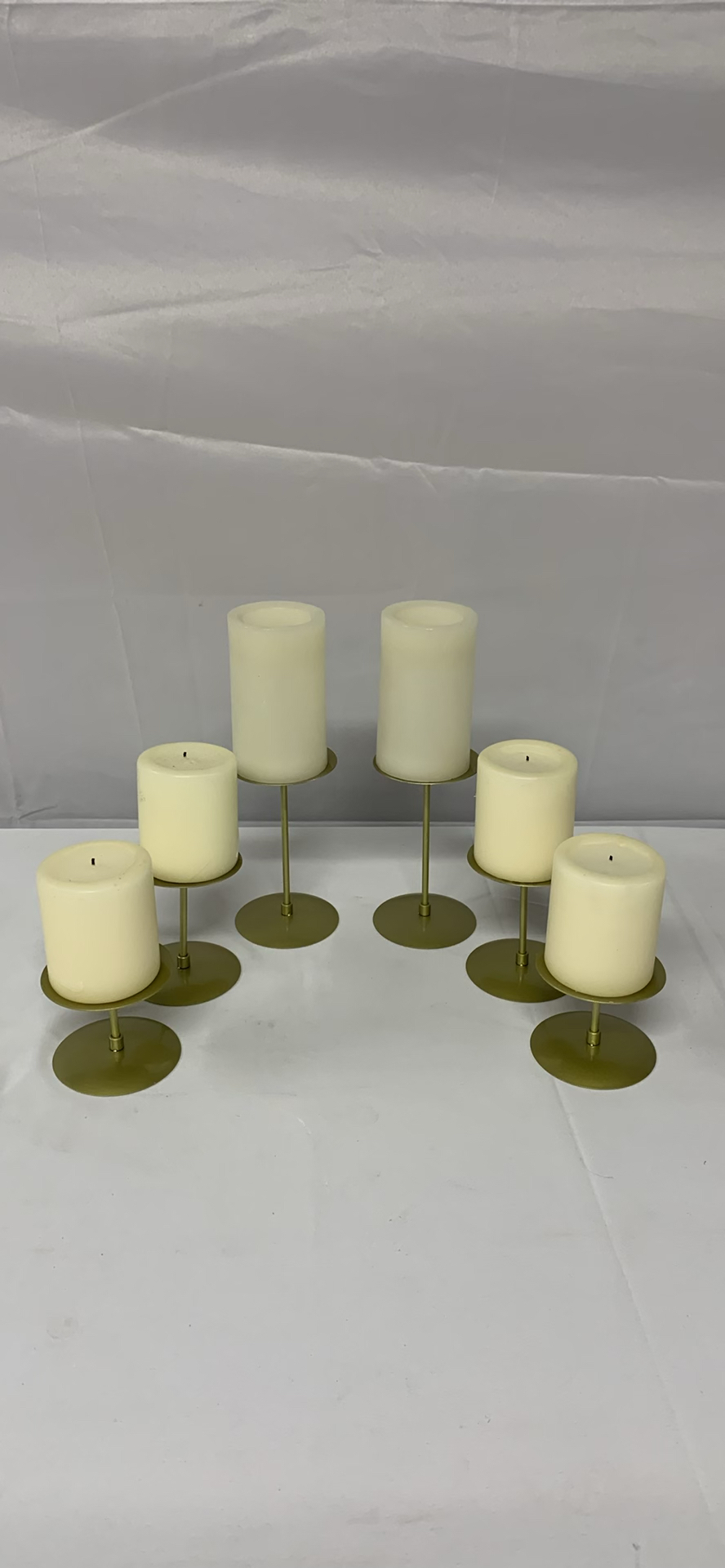 Gold Toned Metal Baskets And Candle Holders - image 7 of 7