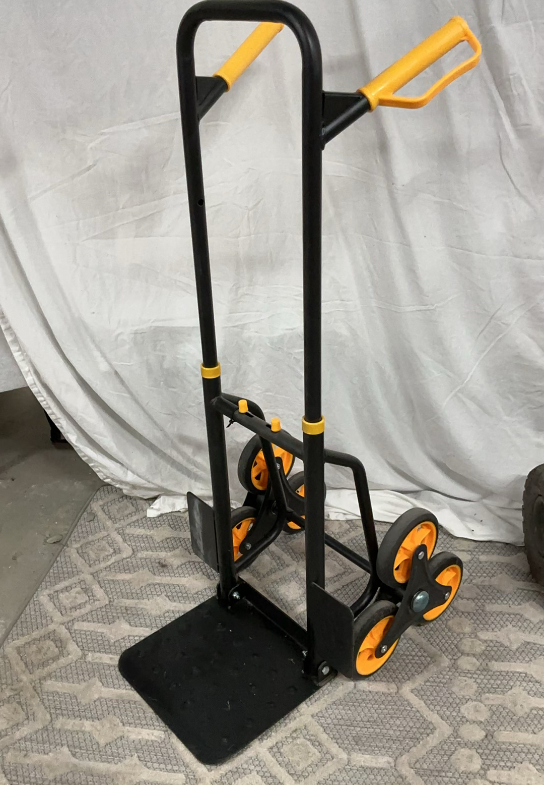 Hand truck / dolly with orange wheels - image 2 of 3
