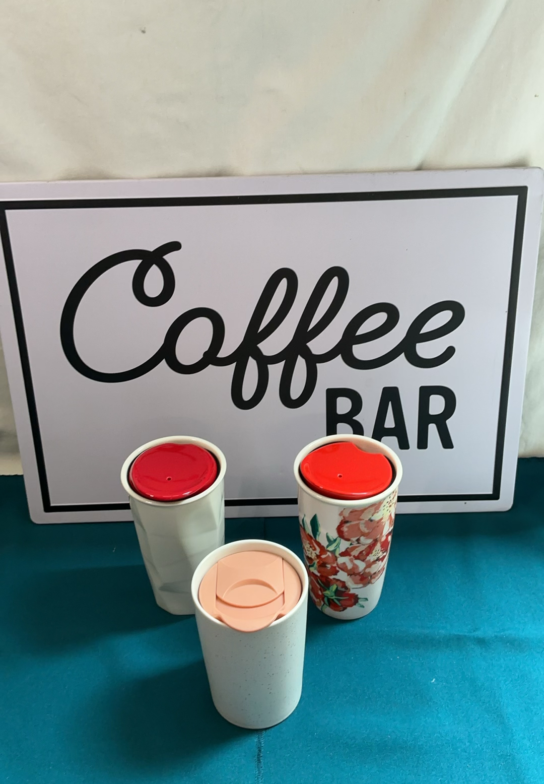 Coffee Bar Station with Urns, Keurig, and Pods - image 7 of 8