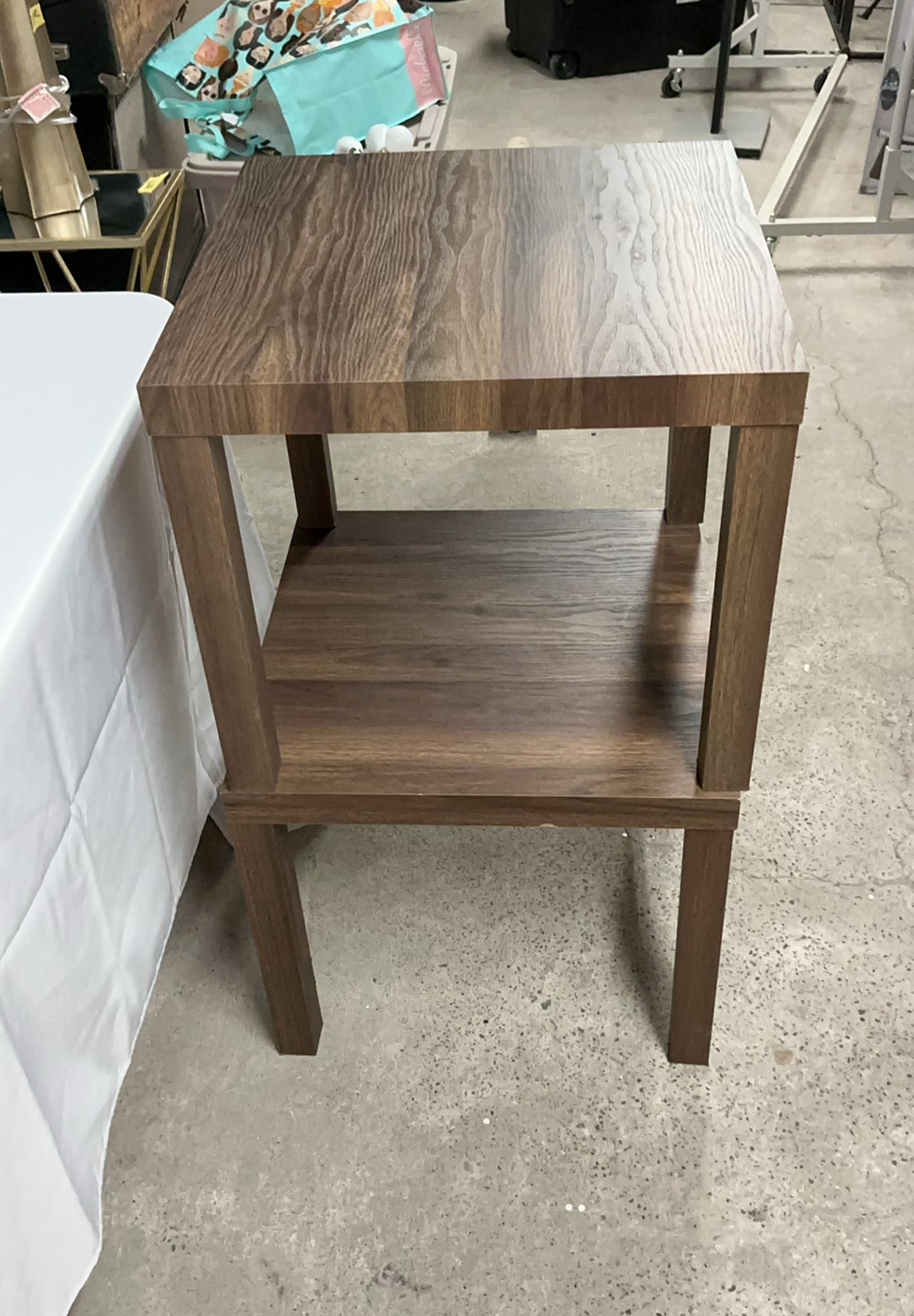 Two square Side Tables, 2 square cube tables/storage - image 8 of 8