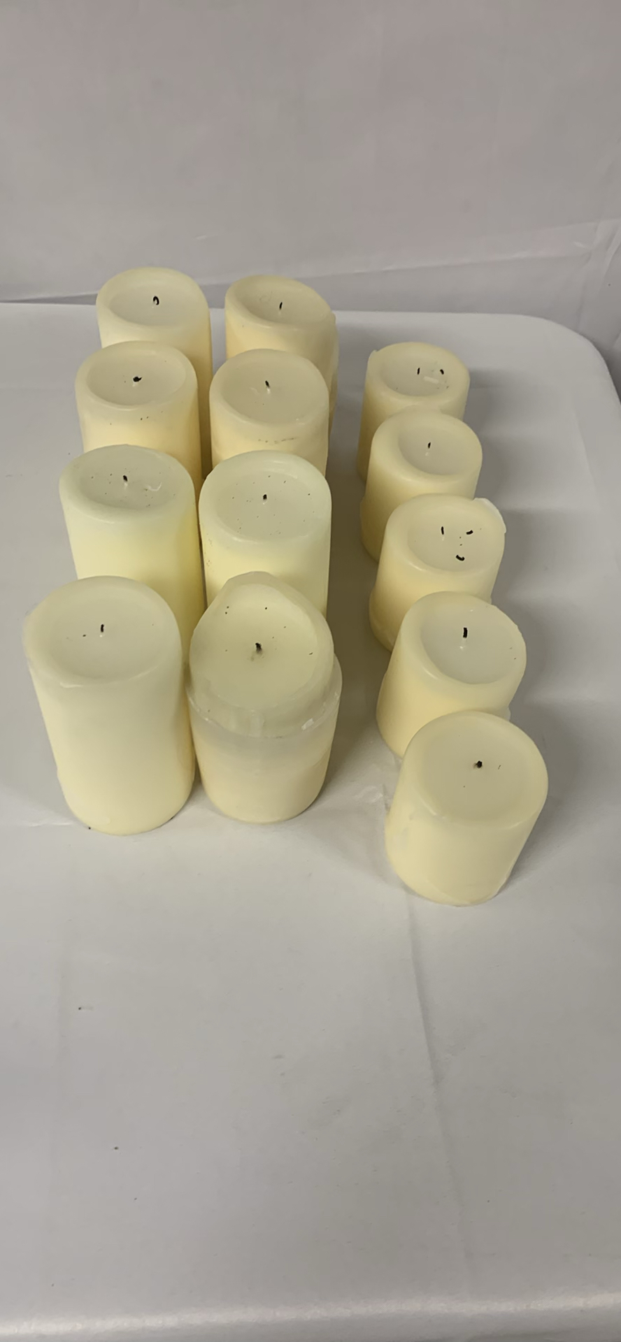 Copper And Brass Toned Candle Holders And Candles - image 8 of 8