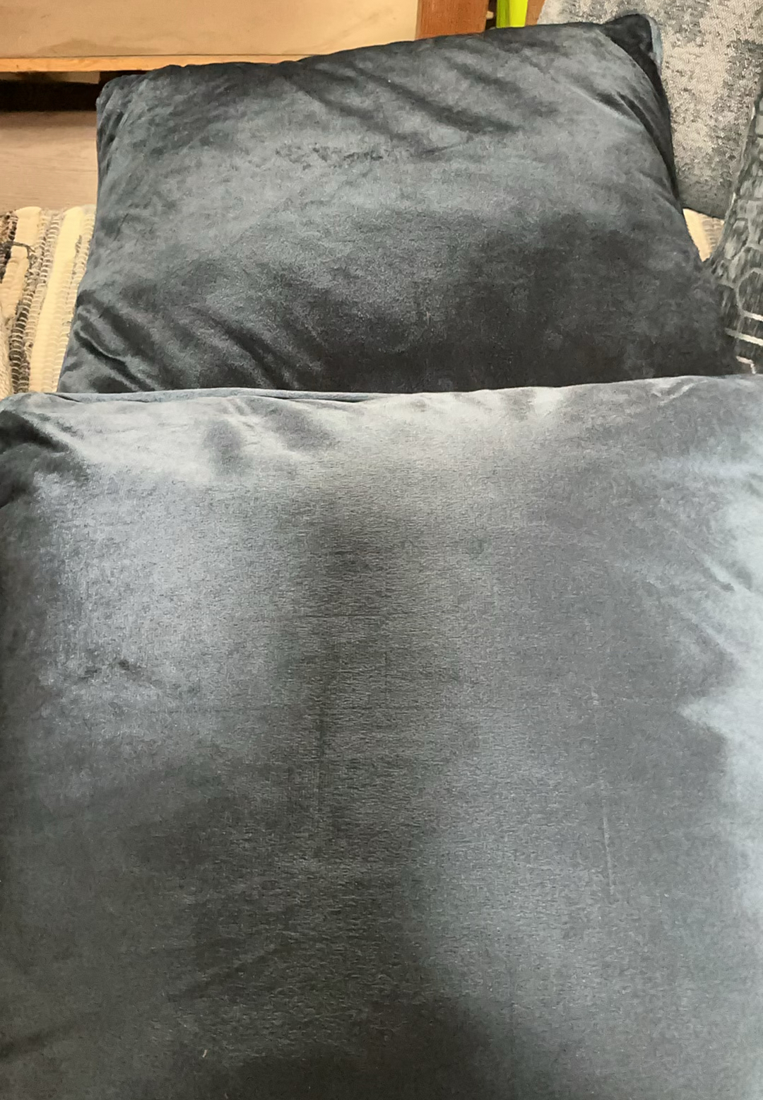 Throw Pillows And Rug, Navy, Crème, Coral - image 5 of 8