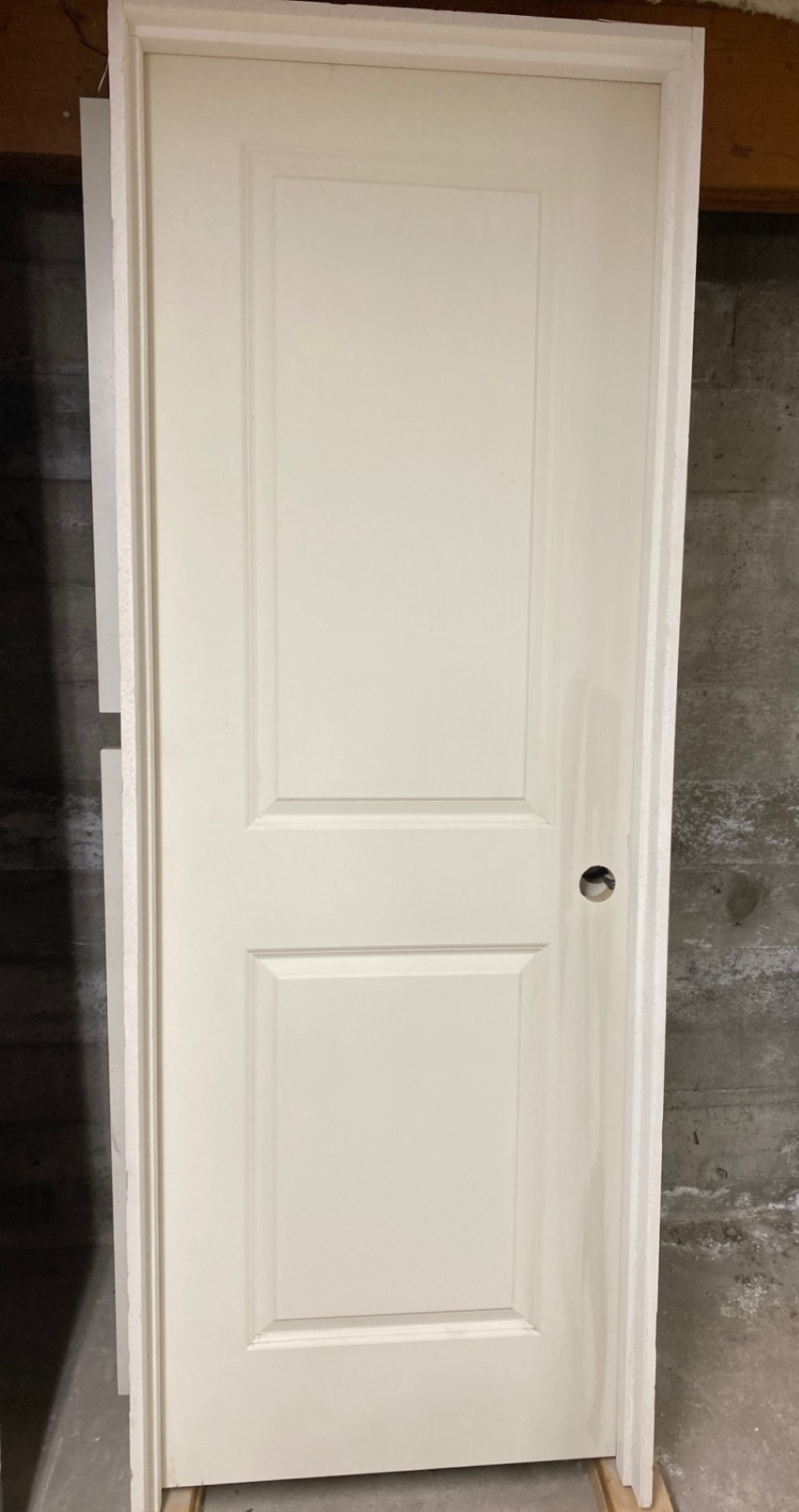 4 White Doors, 3 pre-hung with own frames. - image 3 of 7