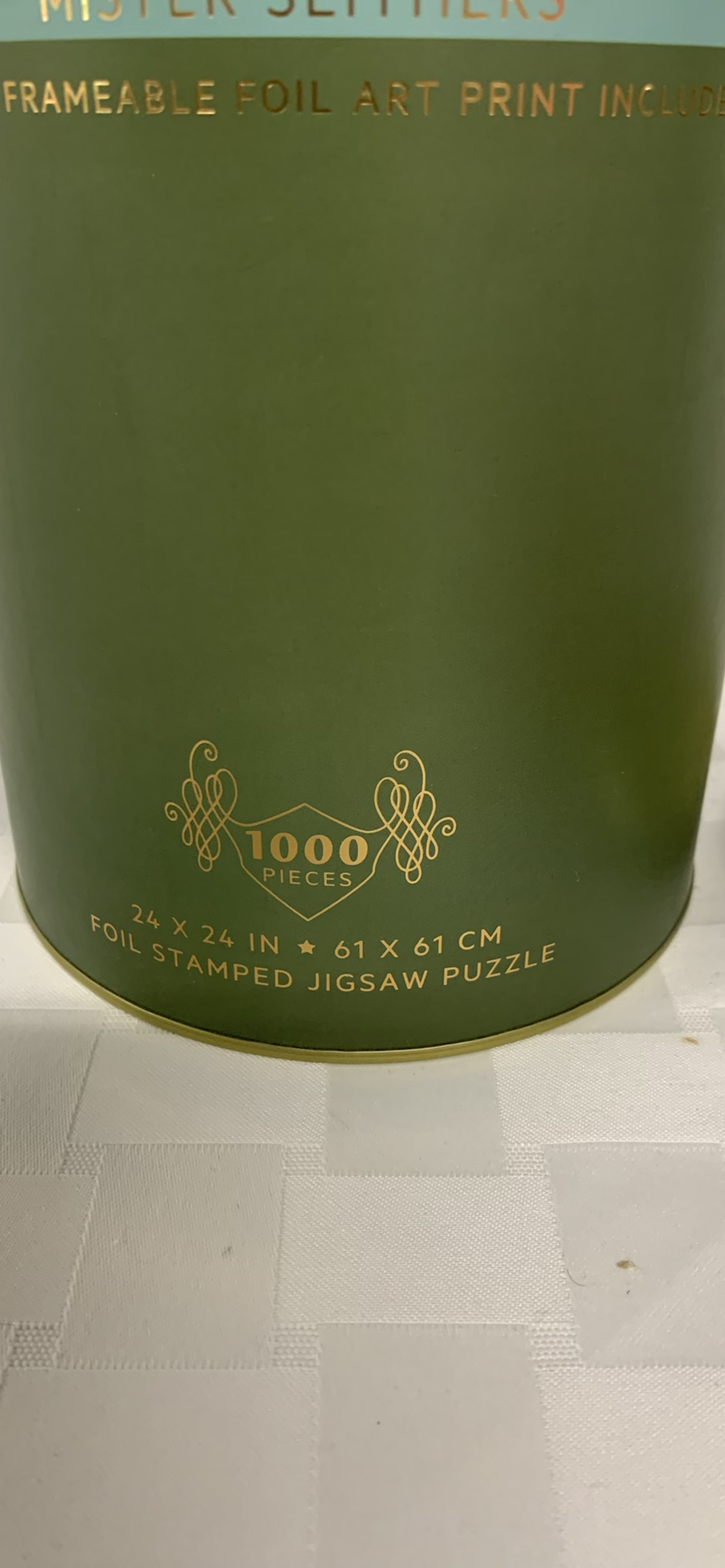 Snake-themed 1000-piece foil-stamped jigsaw puzzle and kids' playhouse tent set - image 3 of 6