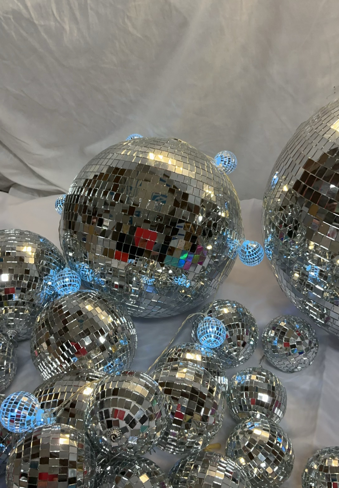 Disco Balls and Neon Party Sign with Iridescent Hats - image 9 of 9