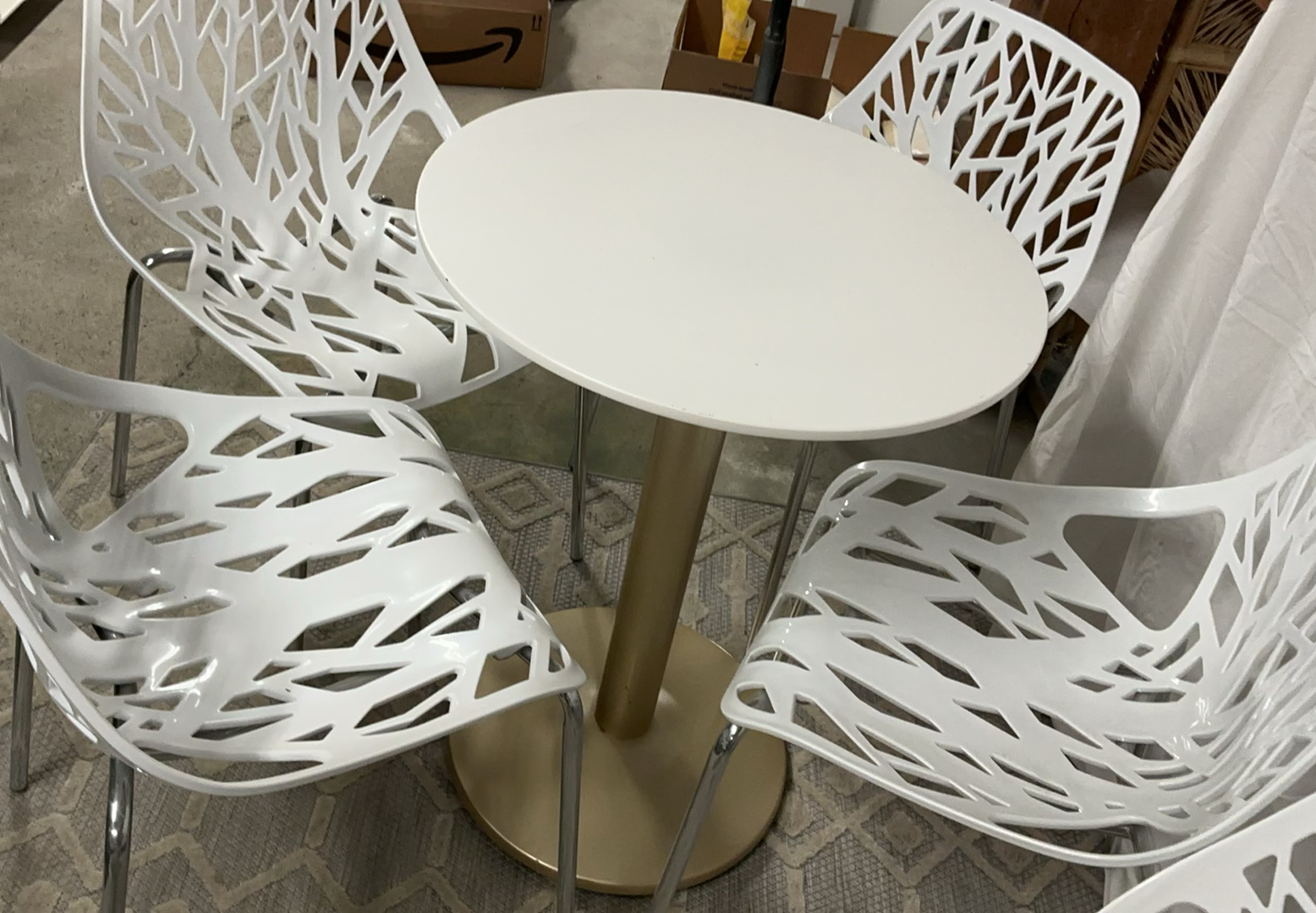 Same As Previous Lot, 8 Chairs And Two Tables - image 1 of 4