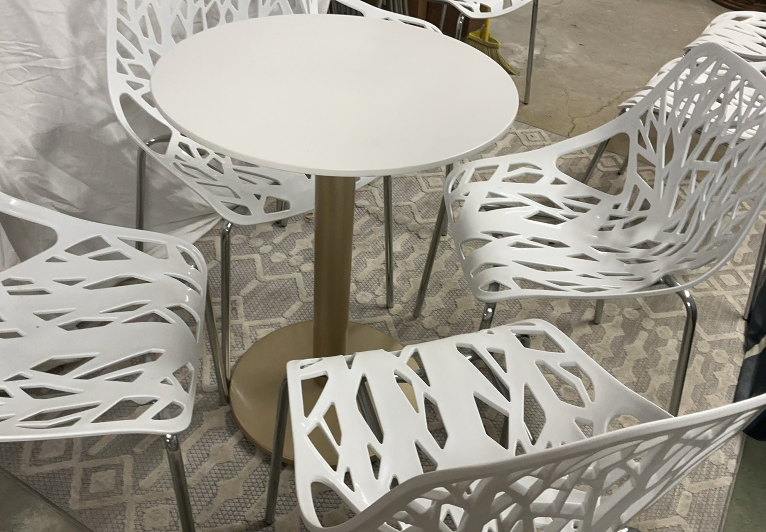 Same As Previous Lot, 8 Chairs And Two Tables - image 3 of 4