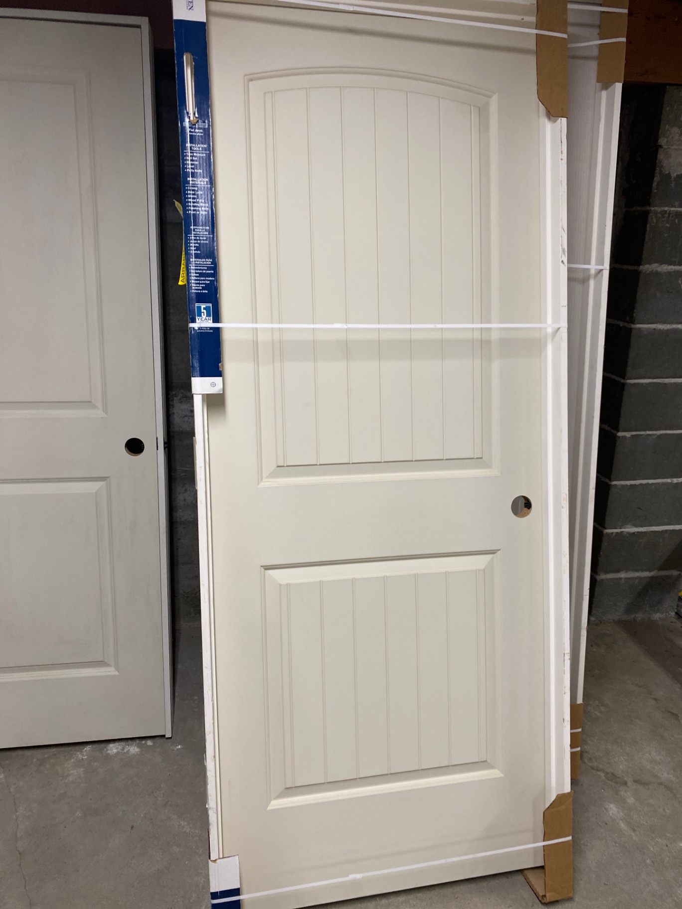 3 Pre- Hung NEW White Doors  - image 4 of 6