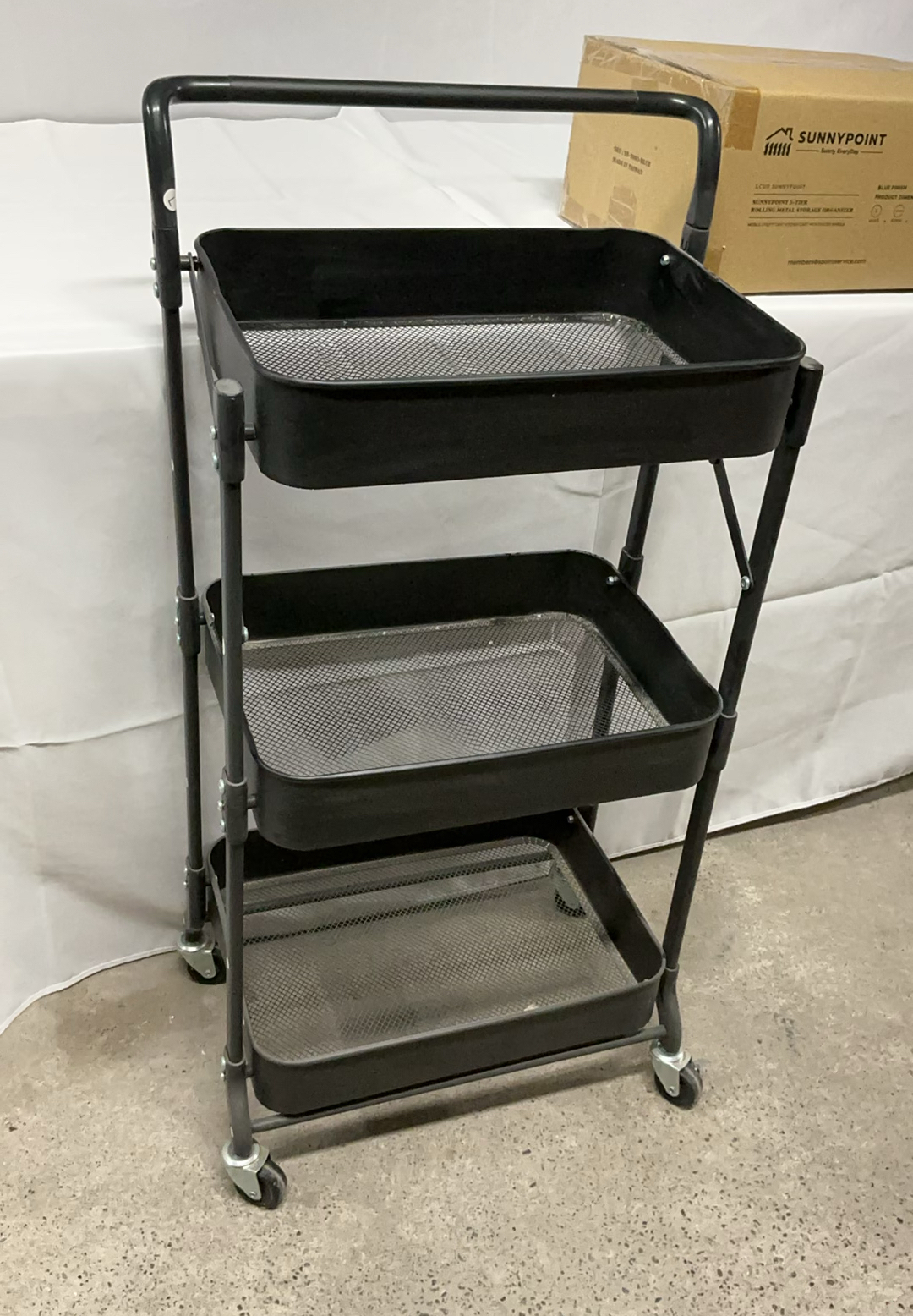 Two 3 Tier Craft Carts - image 2 of 3