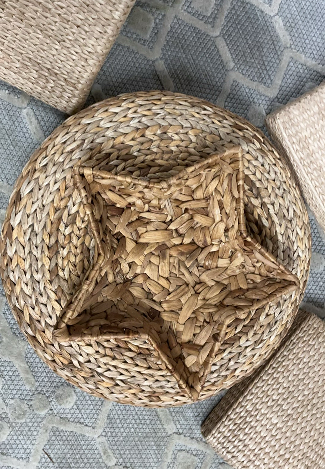 Rattan Floor Seating Section - image 4 of 6