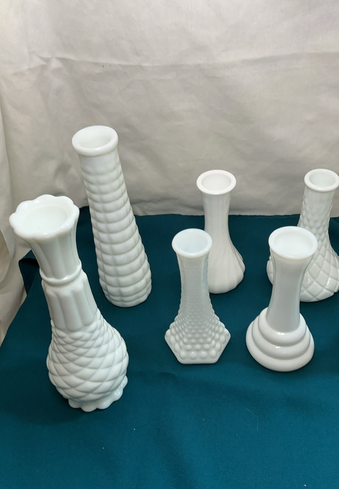Milk Glass Vases - image 2 of 4