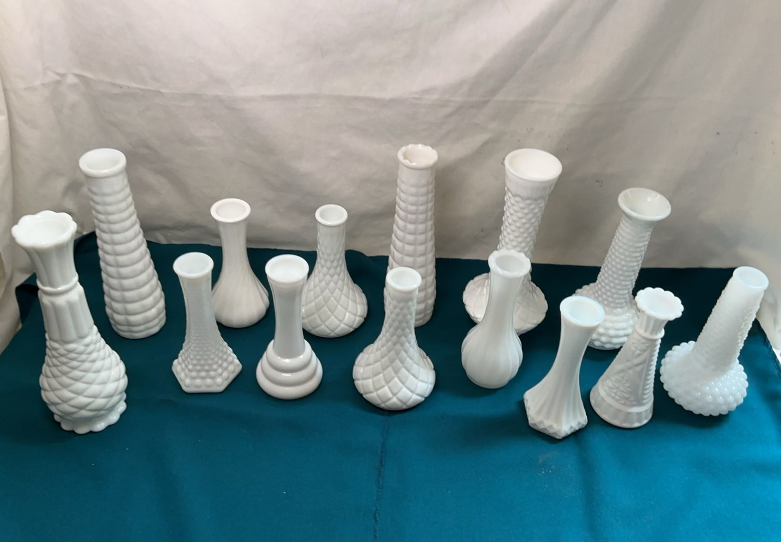 Milk Glass Vases - image 1 of 4