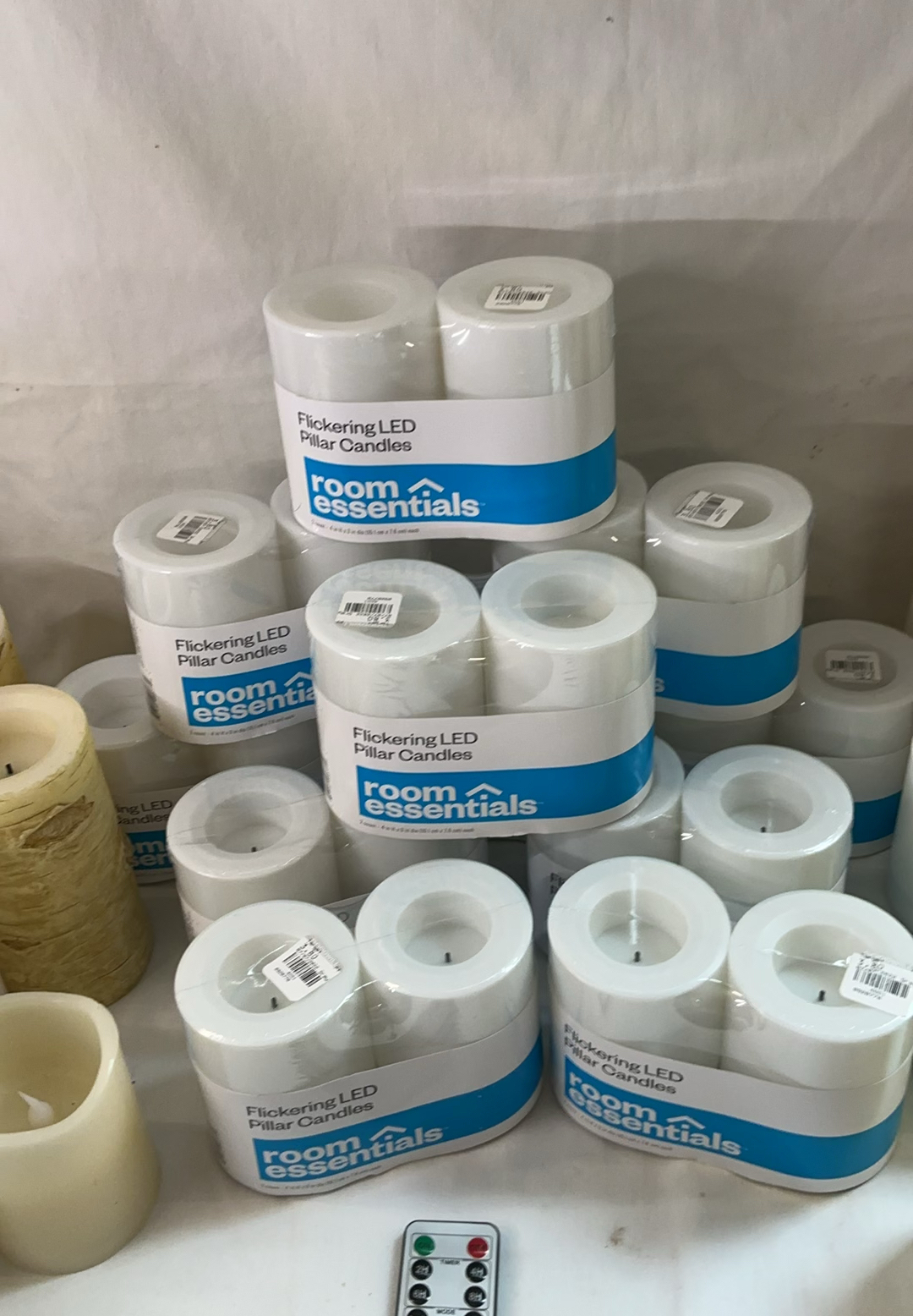 Assorted Pillar and Taper LED Candles - image 3 of 5