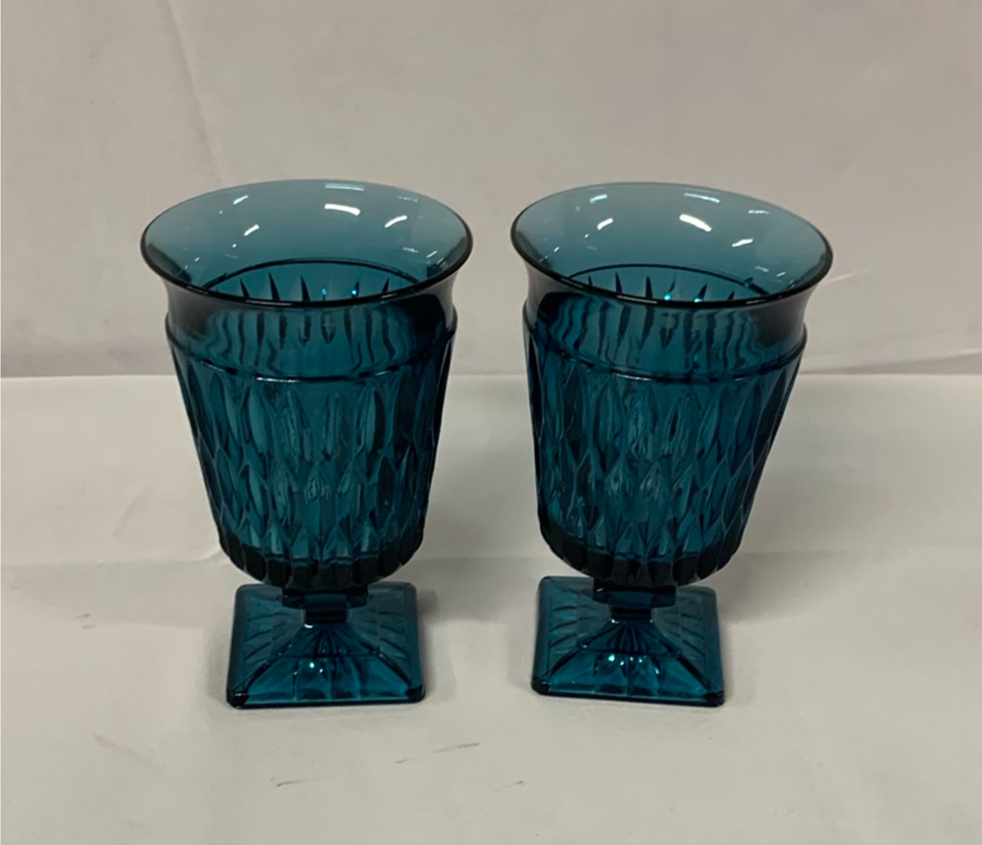 Assorted Colored Glass Goblets and Dessert Cups - image 3 of 7