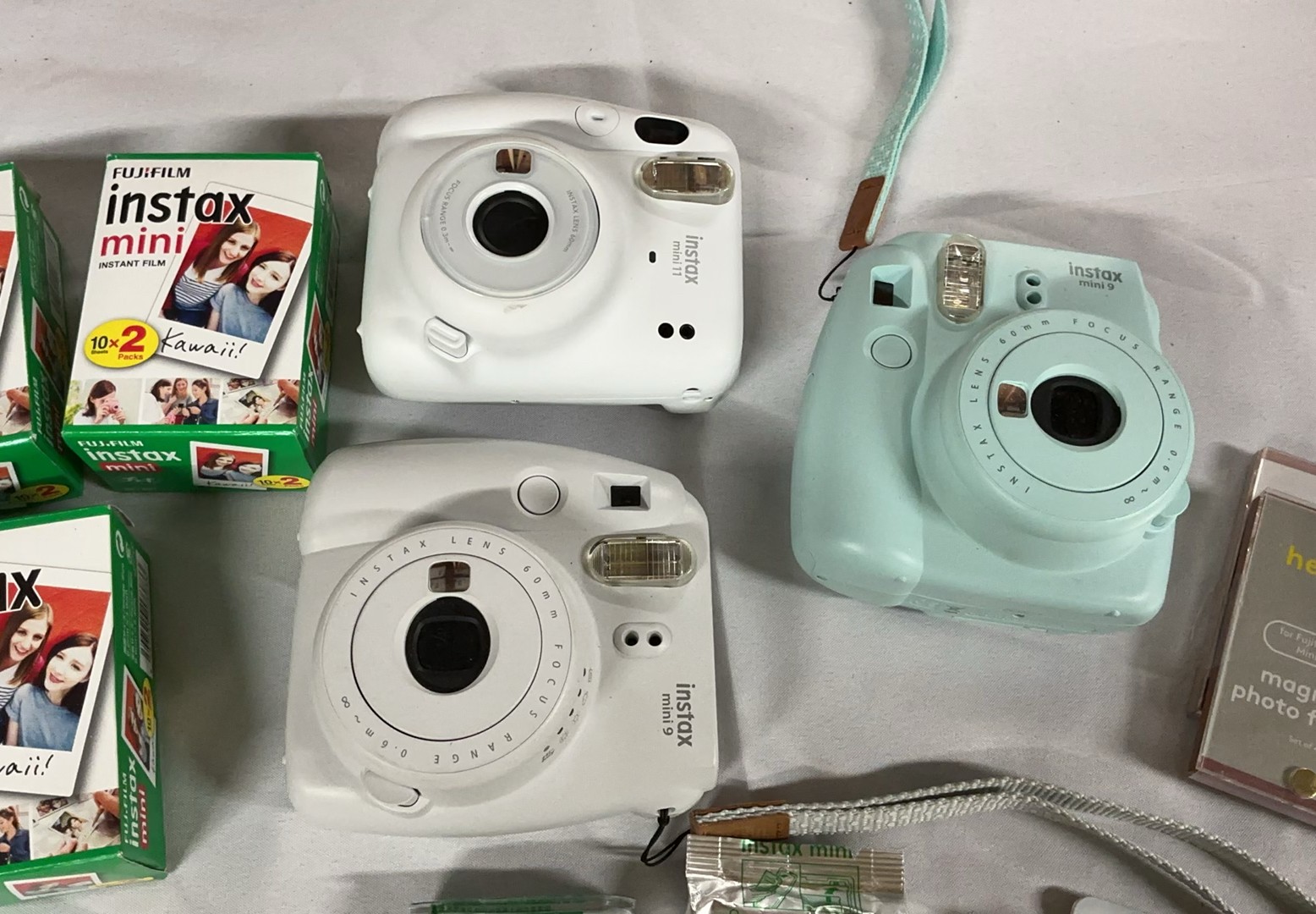3 Instax Instant Cameras, Film, And Paper - image 2 of 5