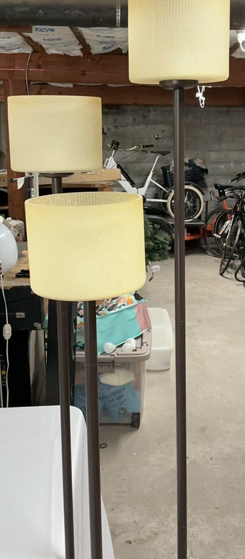 MCM inspired Three Bulb Floor Lamp - image 5 of 5