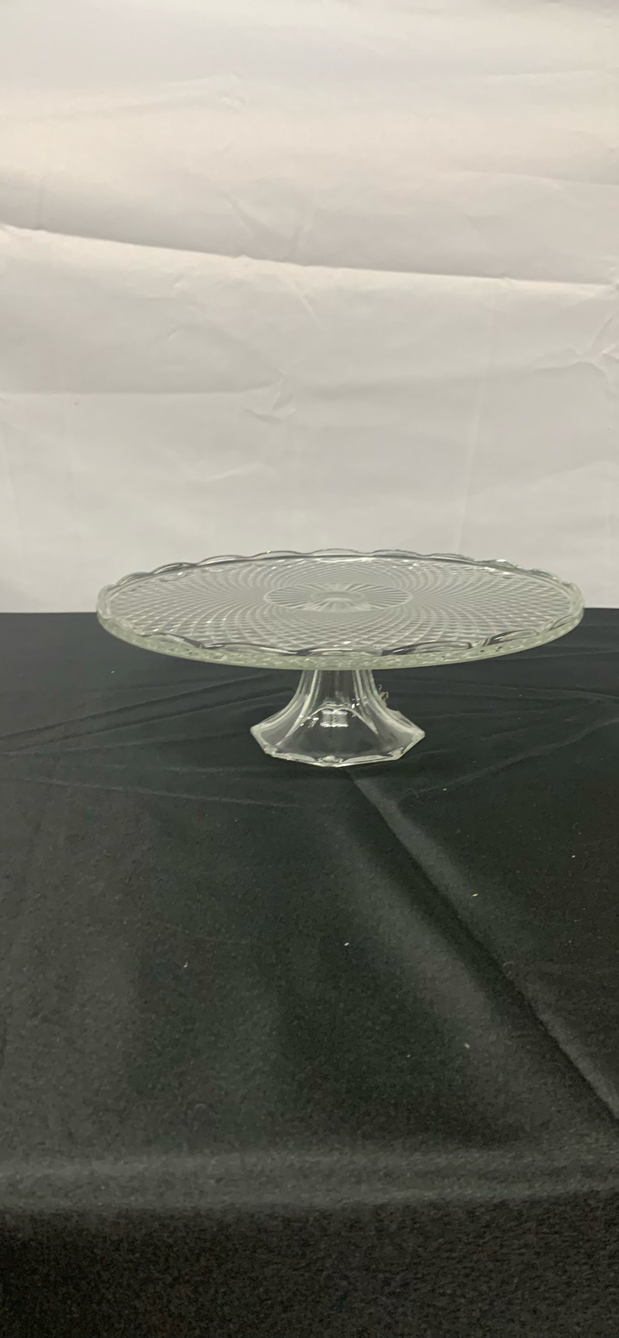 Cut Clear And Colored Glass Vases, cake plates, candle holders, etc. - image 5 of 9