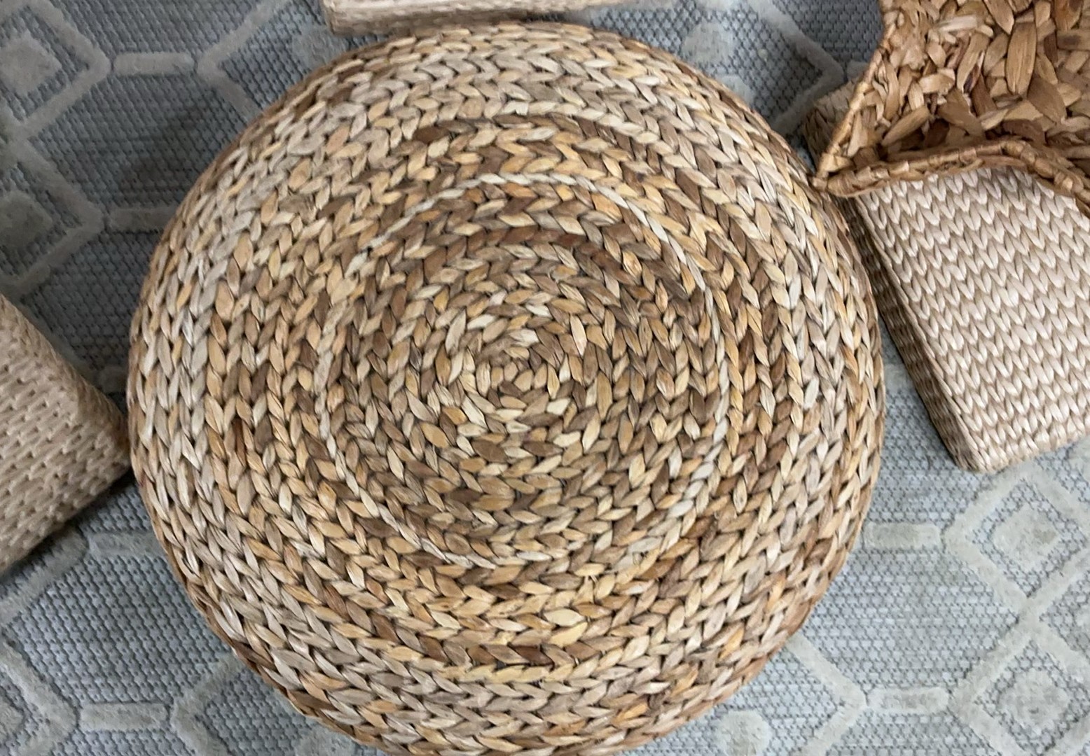 Rattan Floor Seating Section - image 5 of 6