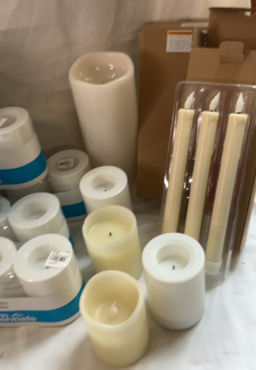 Assorted Pillar and Taper LED Candles - image 5 of 5