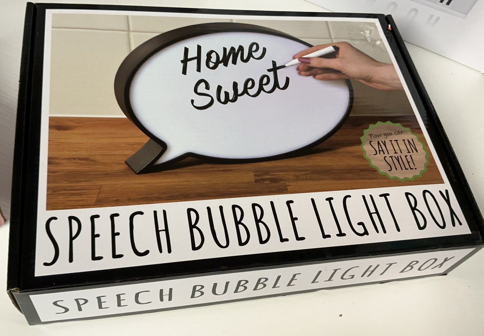 LED light boxes and 3D LED wall clock set - image 7 of 7