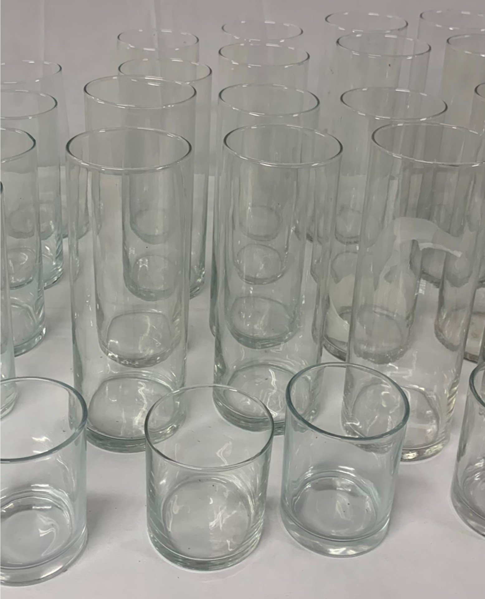 Clear Glass Vase Style Candle Holders - image 4 of 5