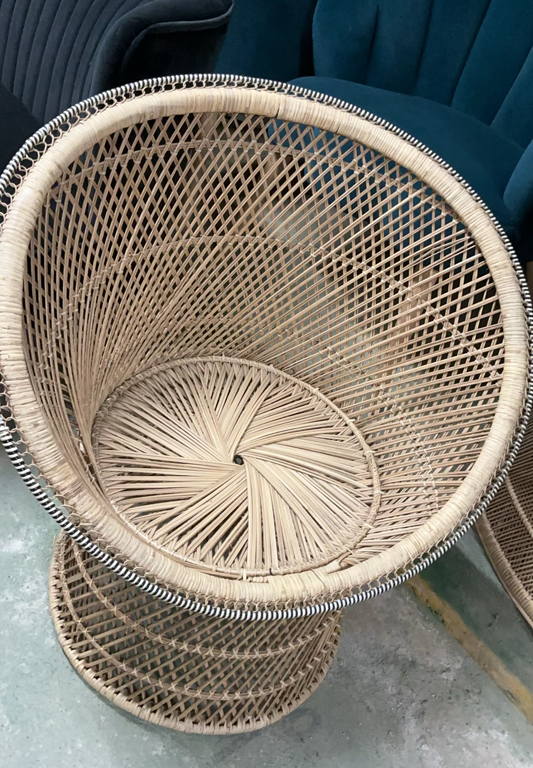 Vintage Boho-chic Rattan Seating Arrangement - image 4 of 7