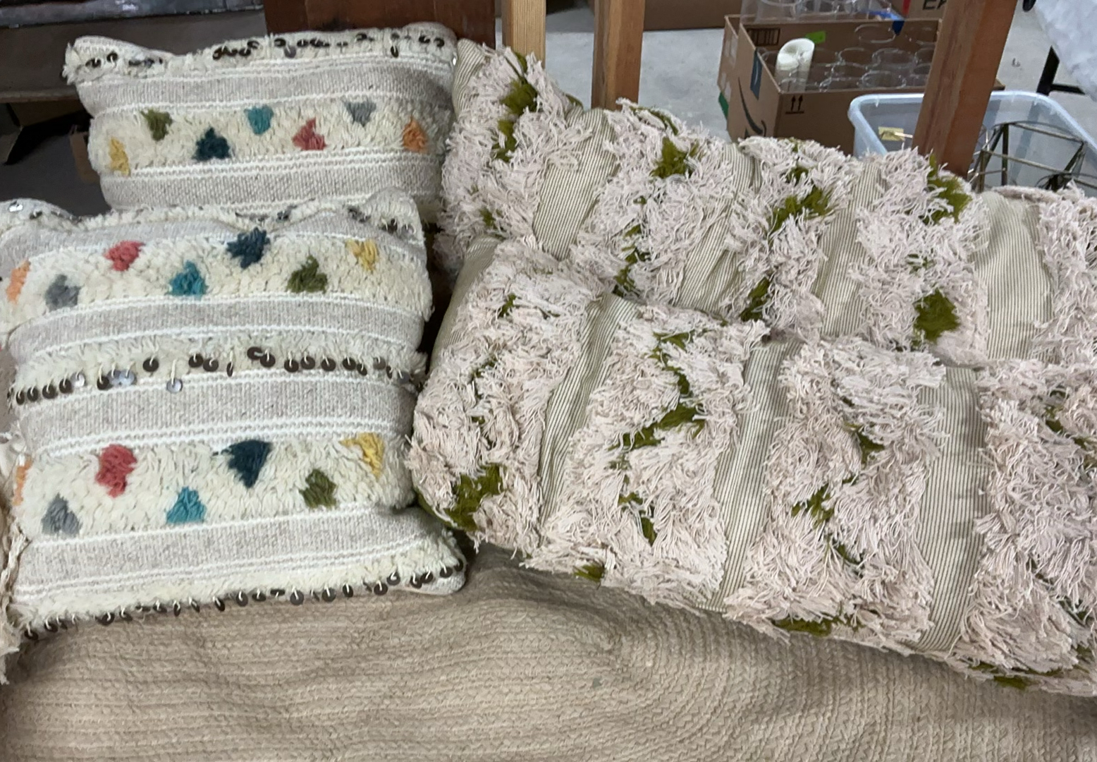 Woven Rug, Throw Pillows - image 5 of 9