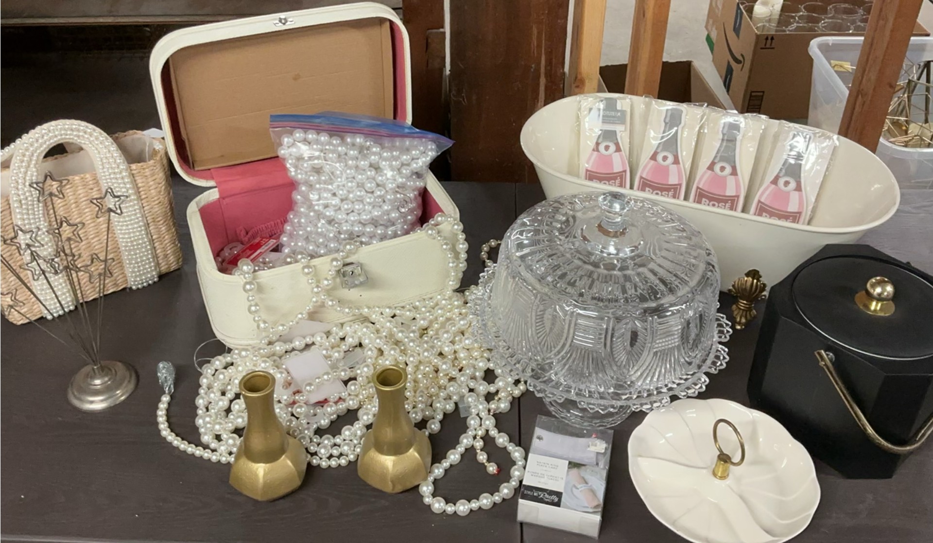 Party Decorations, Pearl Garlands, Serving Dishes - image 1 of 10