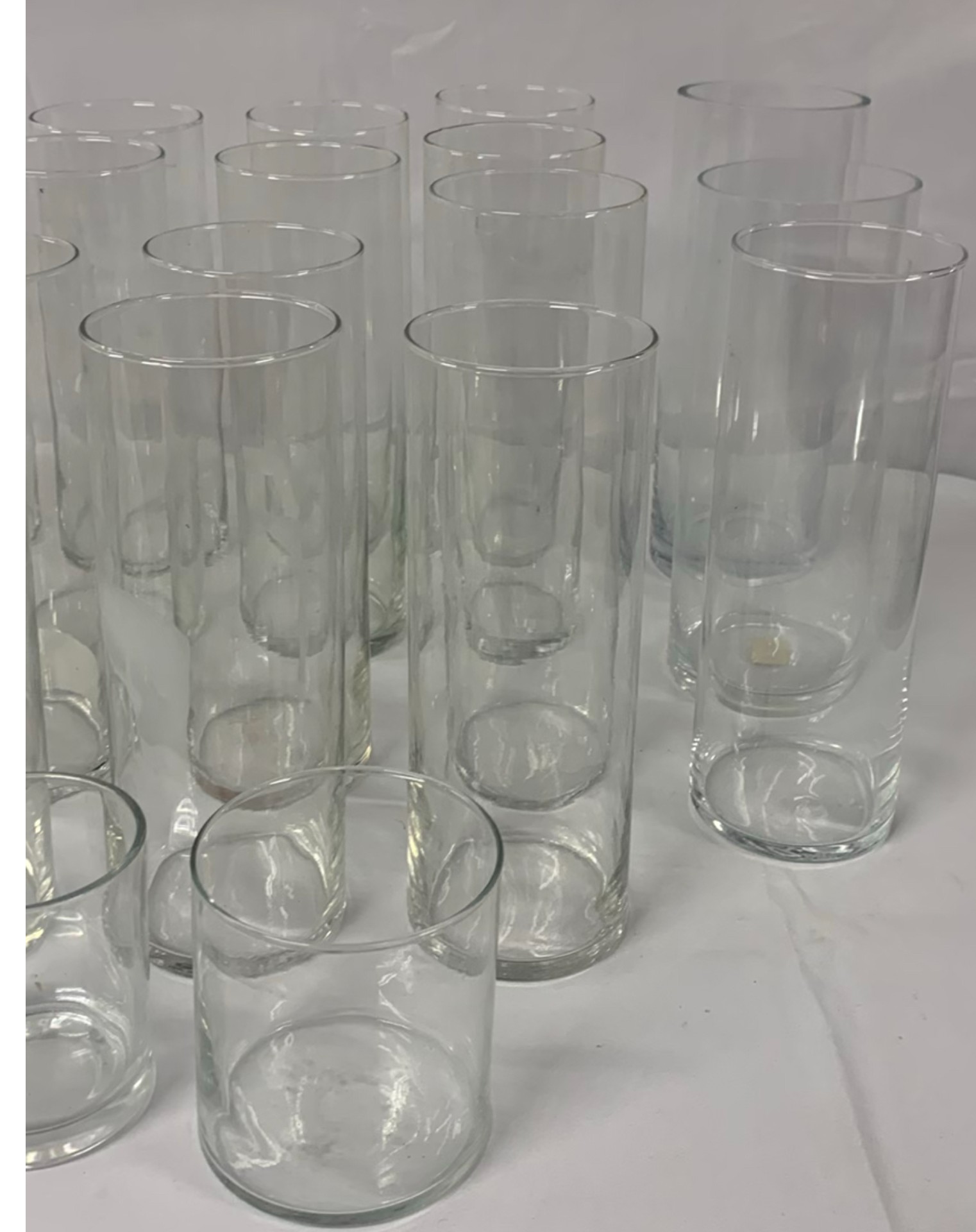 Clear Glass Vase Style Candle Holders - image 5 of 5