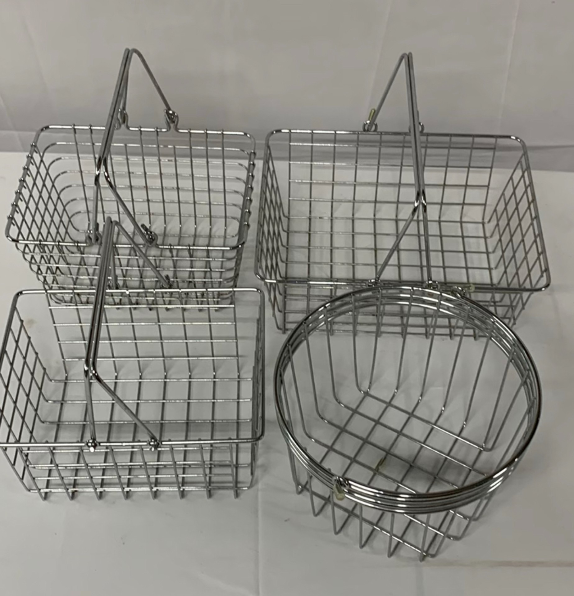 Steel Baskets/miniature grocery carts - image 4 of 6