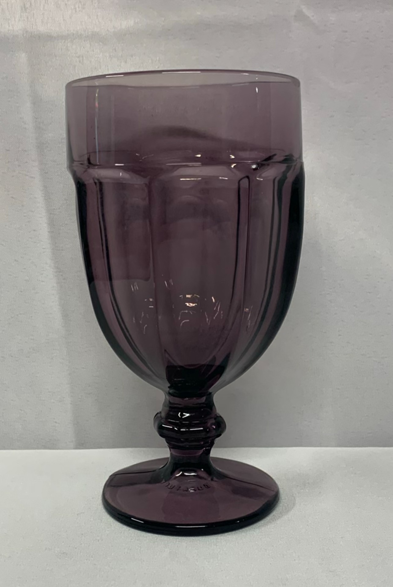 Set of 11 Purple Glass Stemmed Goblets - image 3 of 4