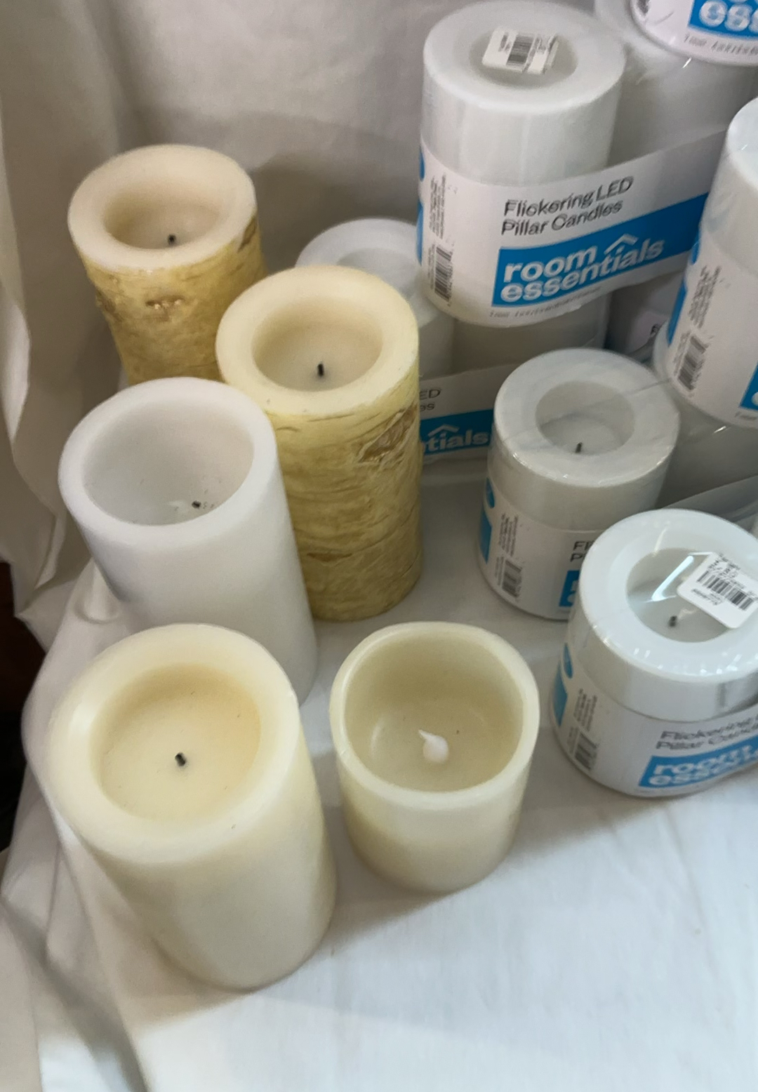 Assorted Pillar and Taper LED Candles - image 2 of 5