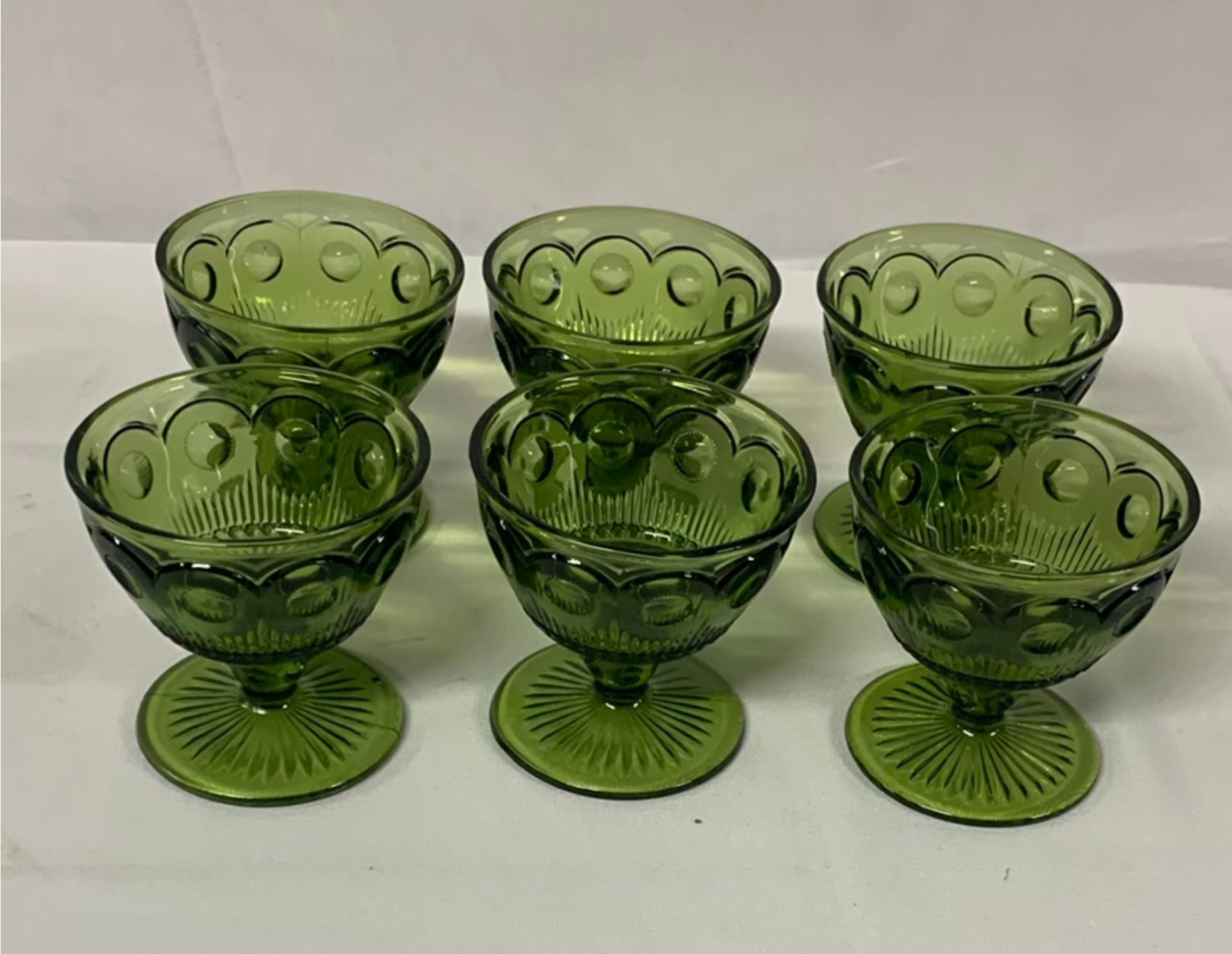 Assorted Colored Glass Goblets and Dessert Cups - image 2 of 7