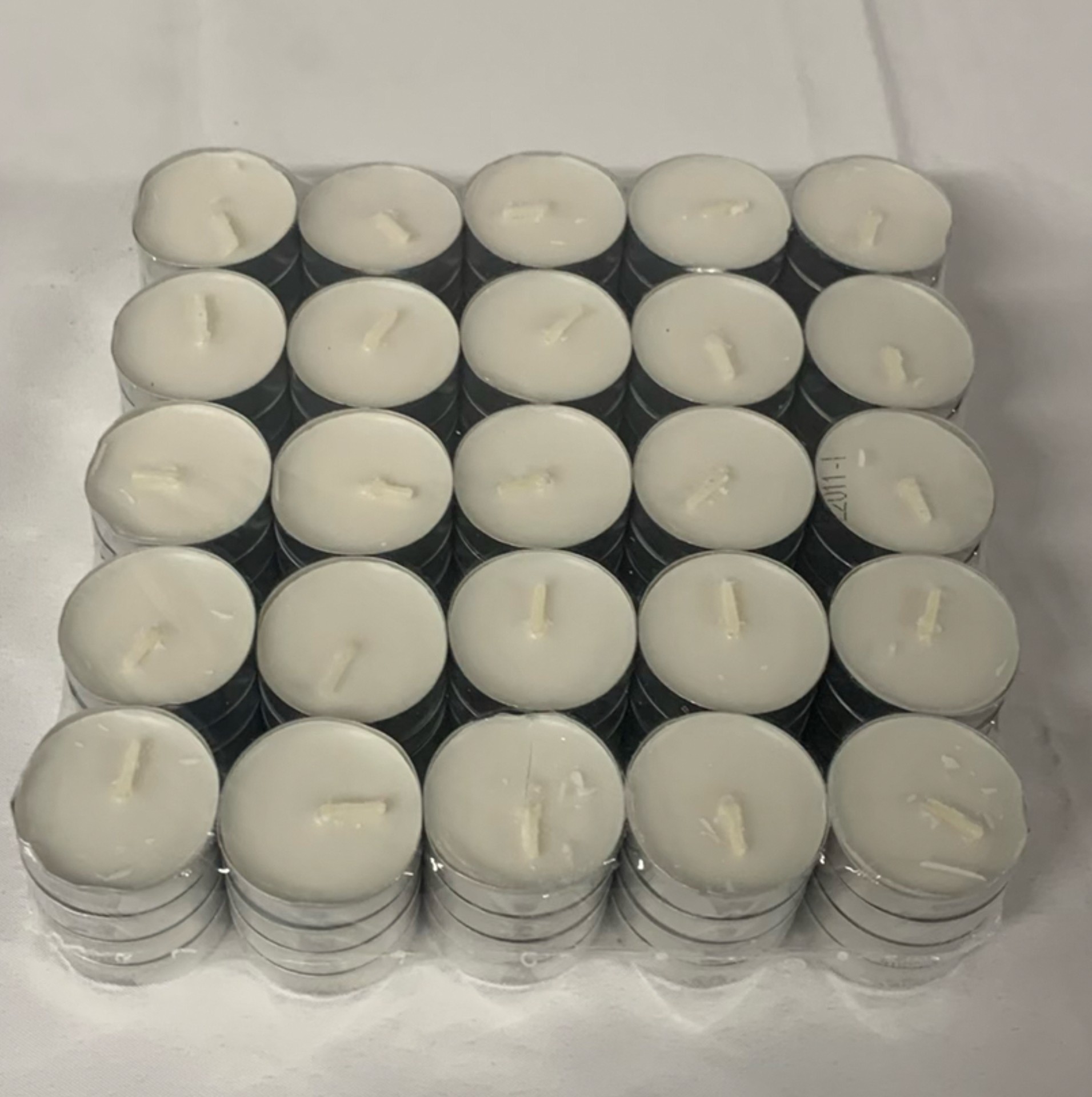 Clear Glass Votive Holders And Candles - image 7 of 8
