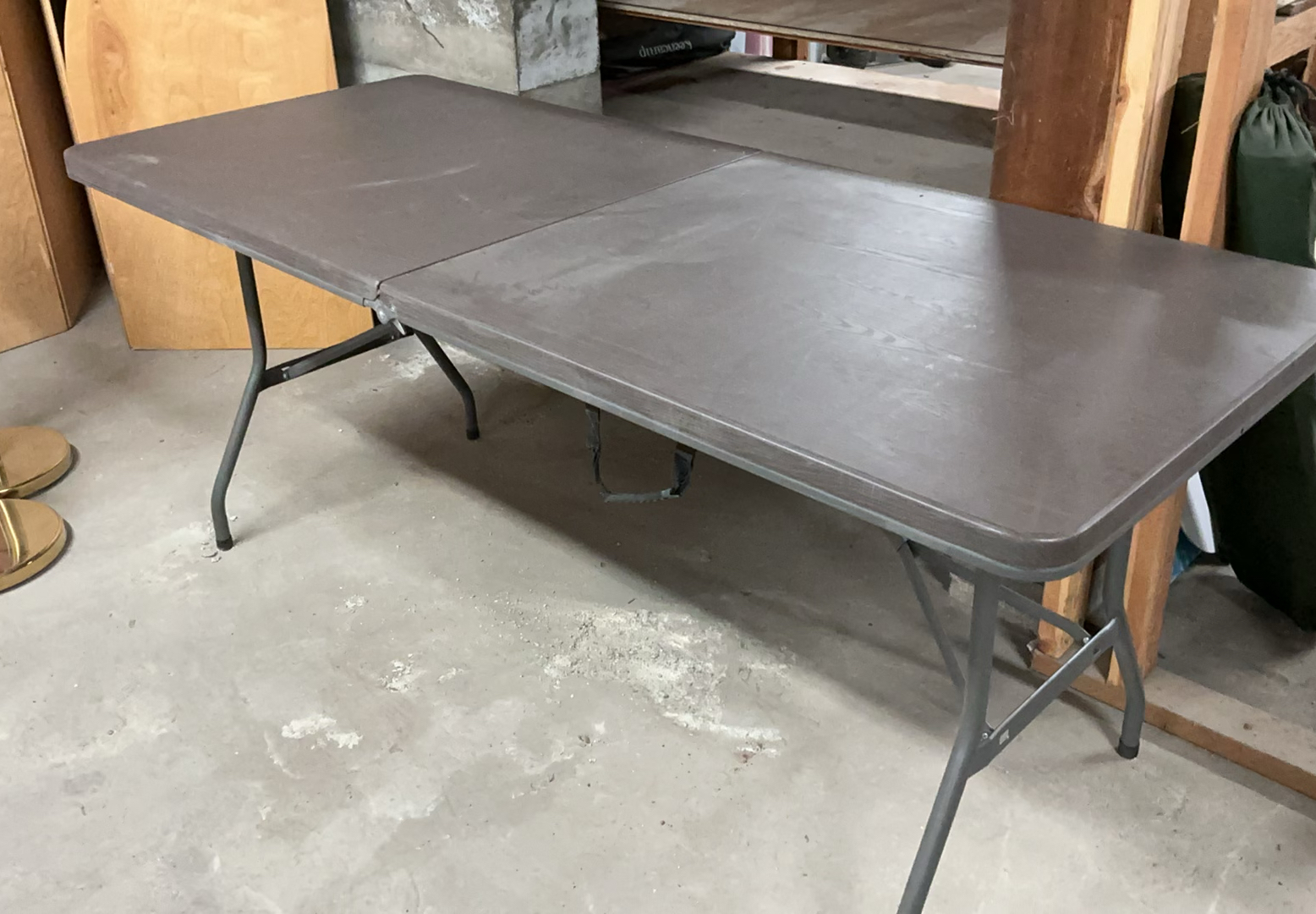 Metal Folding Table - image 1 of 3