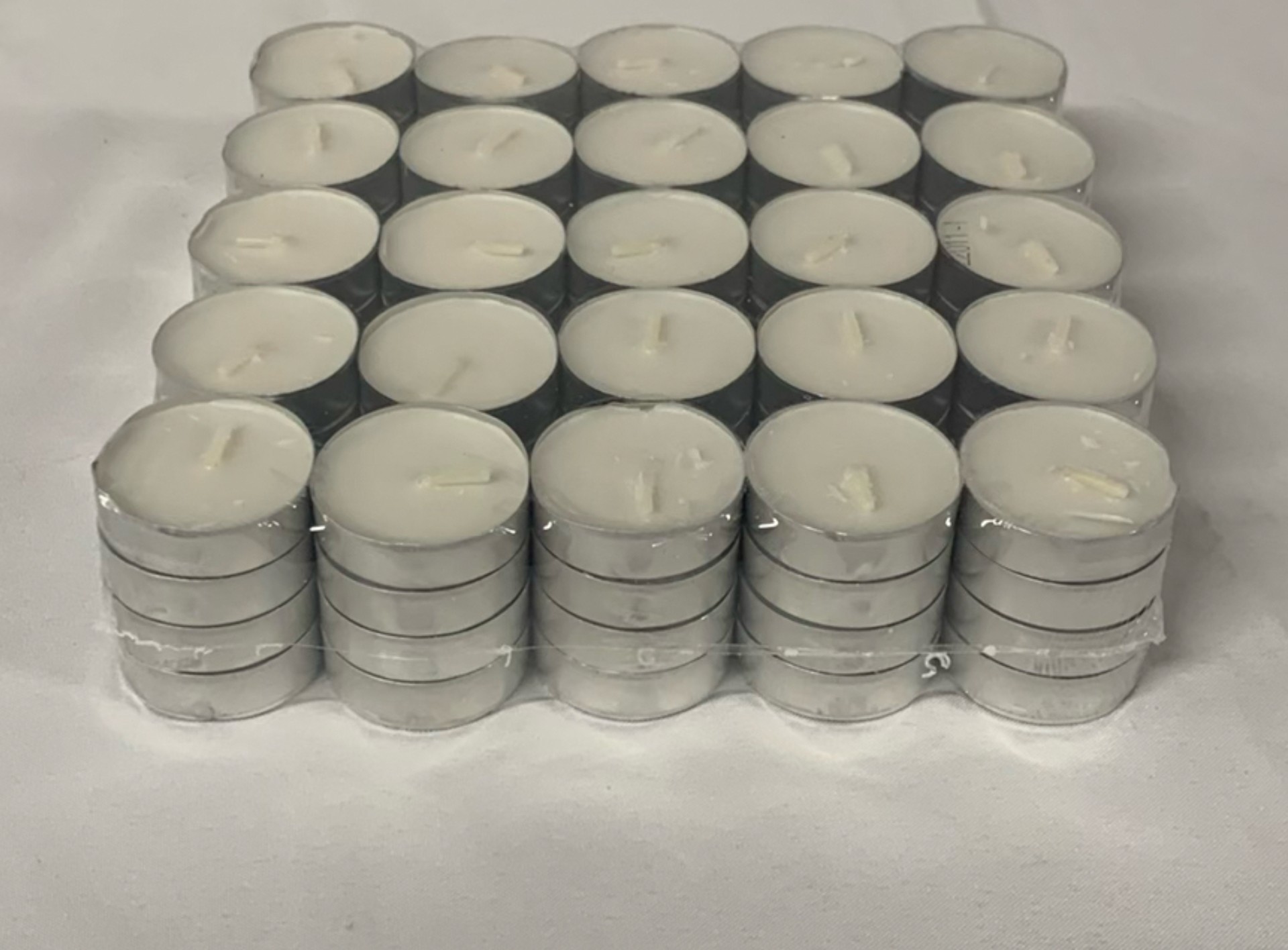 Clear Glass Votive Holders And Candles - image 8 of 8