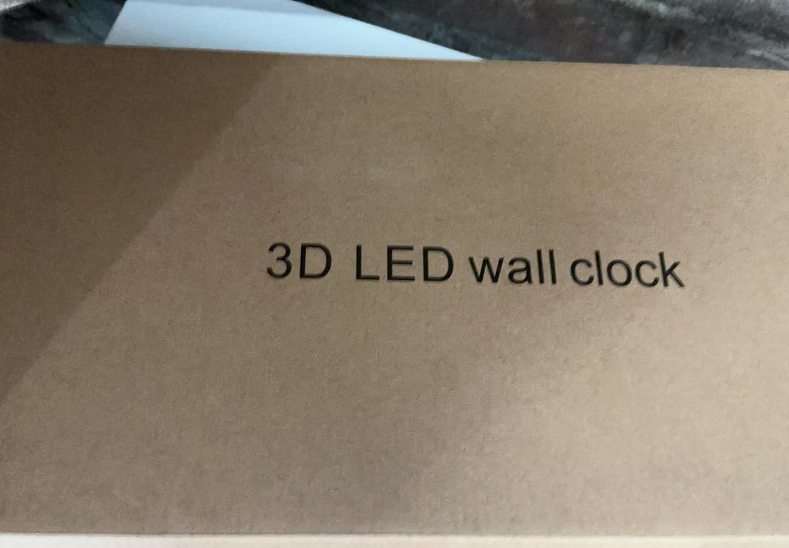LED light boxes and 3D LED wall clock set - image 3 of 7