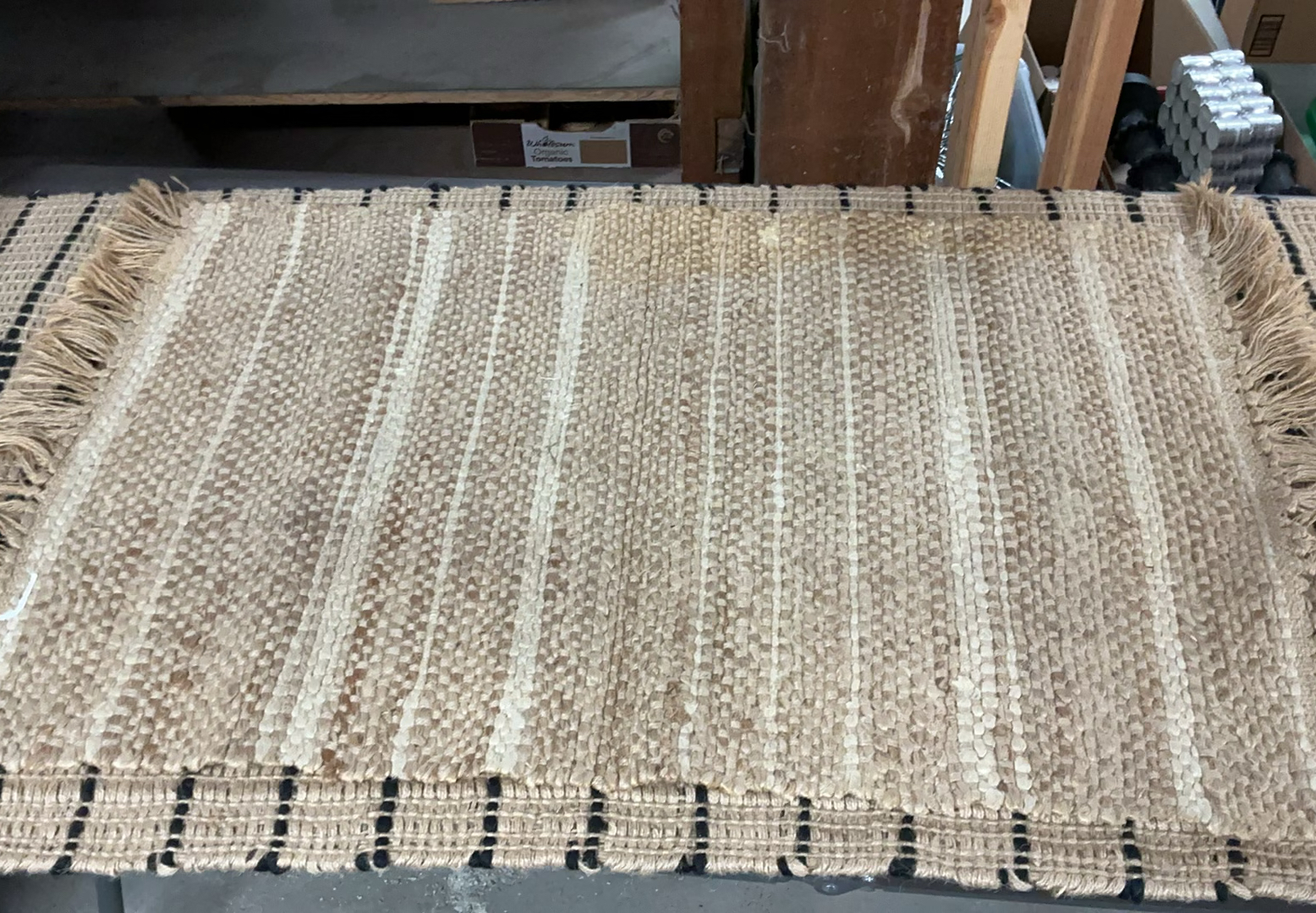 Jute Rugs And Round Pillows - image 5 of 7