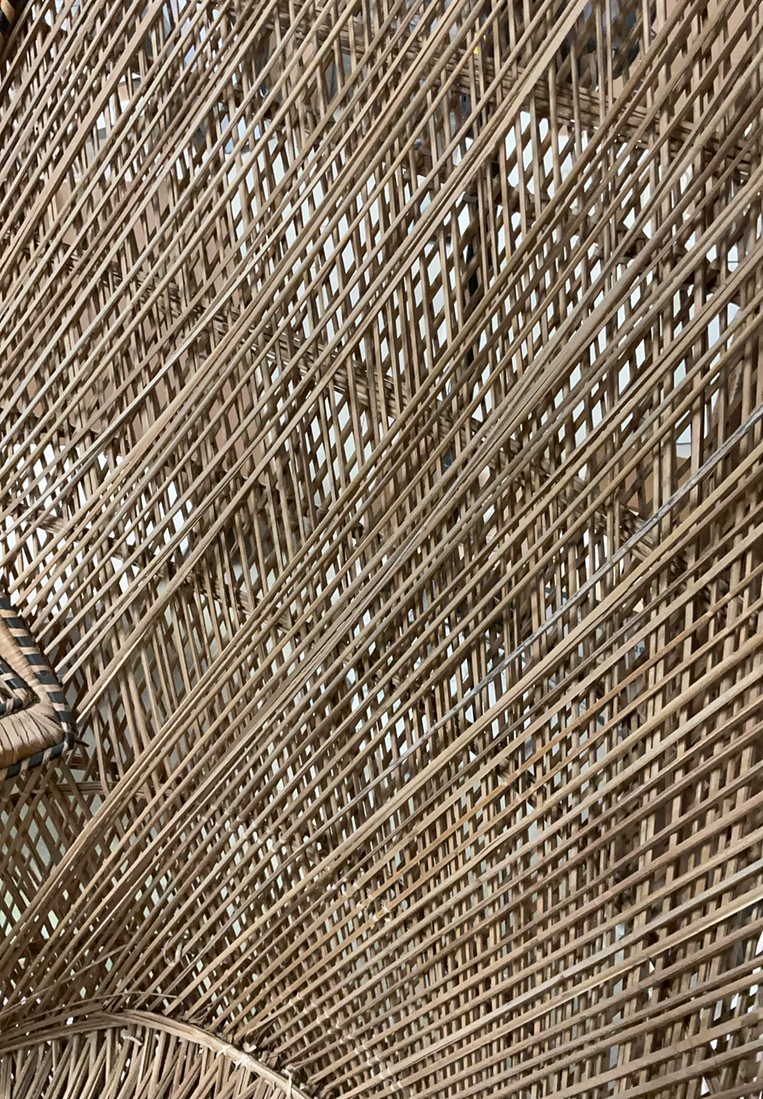 Two Vintage Bohemian Rattan Peacock Chairs - image 4 of 9