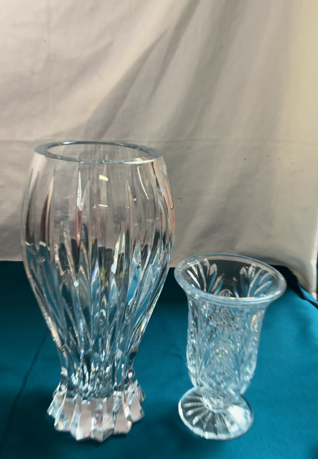 Cut Glass Vases - image 3 of 3