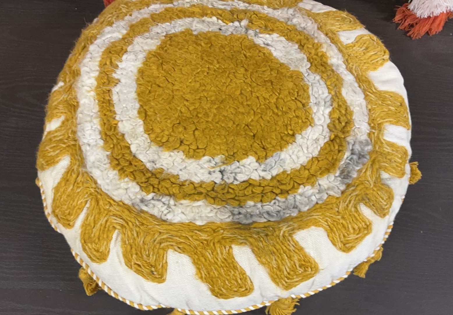 13 Throw Pillow In Shades Of Mustard Gold - image 5 of 8