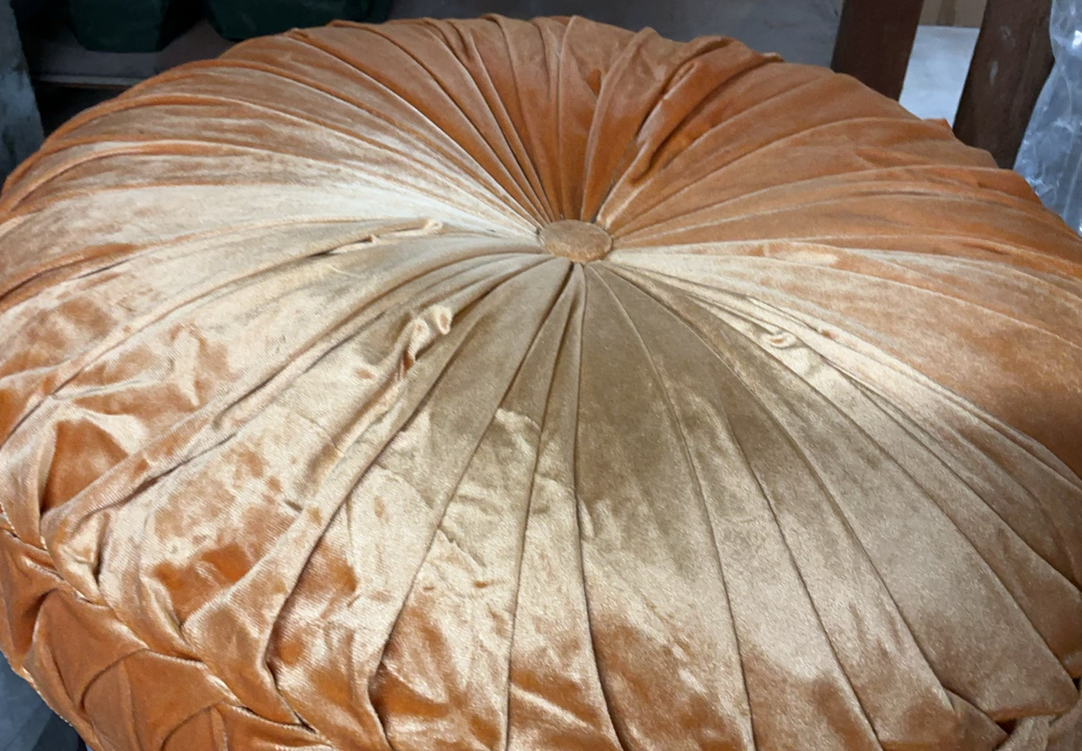 4 Metal IKEA Round Ottomans, NEW - image 10 of 12