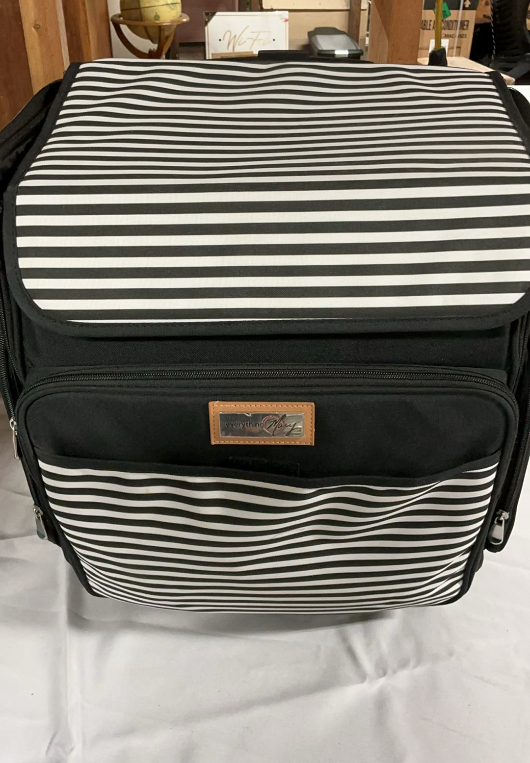 Blue Gorilla Carts rolling cart and striped Everything Mary rolling bag - image 4 of 6
