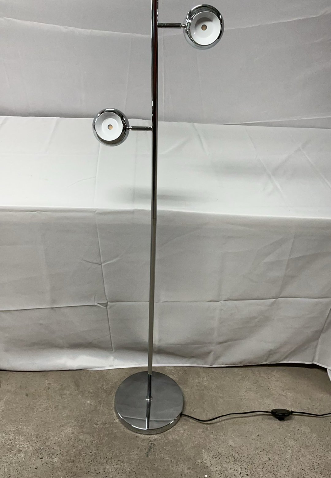 Pair Of Silver Floor Lamps - image 3 of 5
