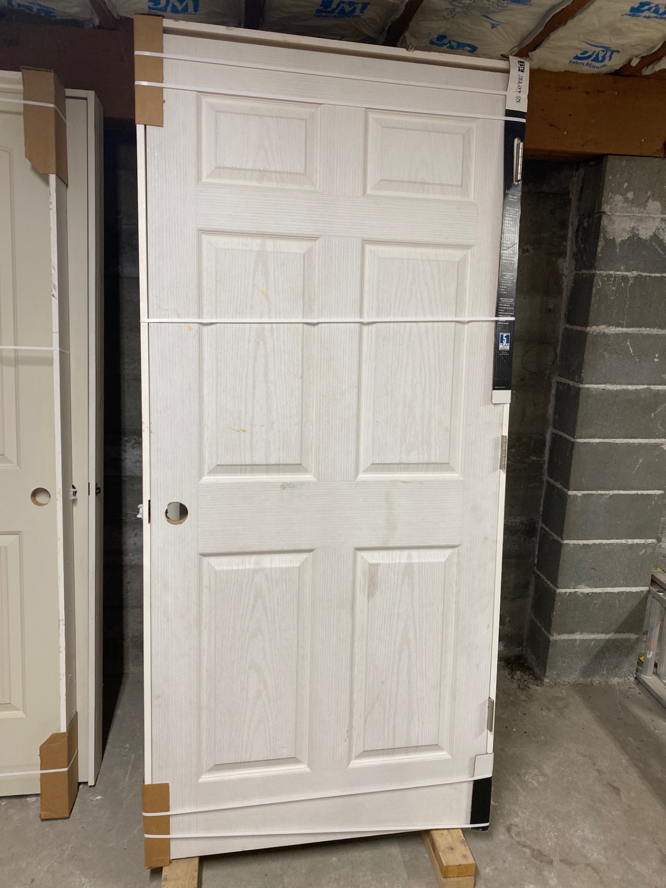 3 Pre- Hung NEW White Doors  - image 6 of 6