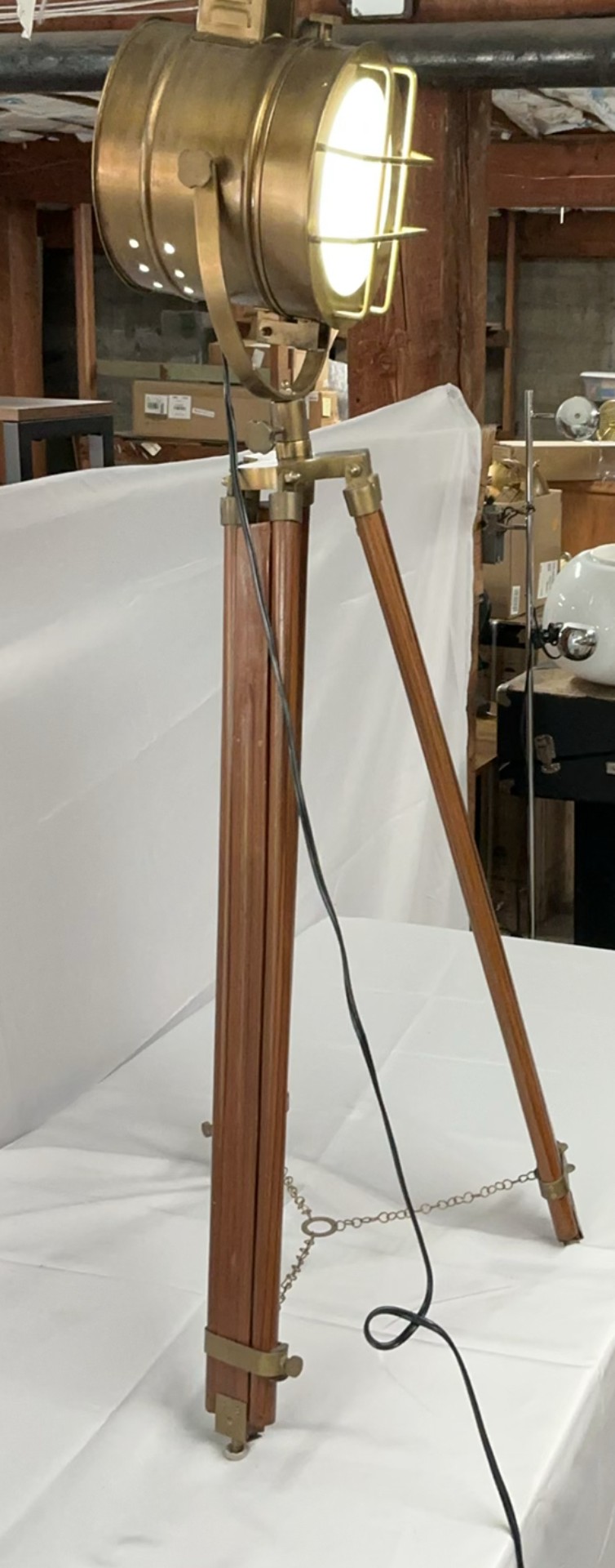 Unique Wood And Metal Spotlight - image 1 of 6
