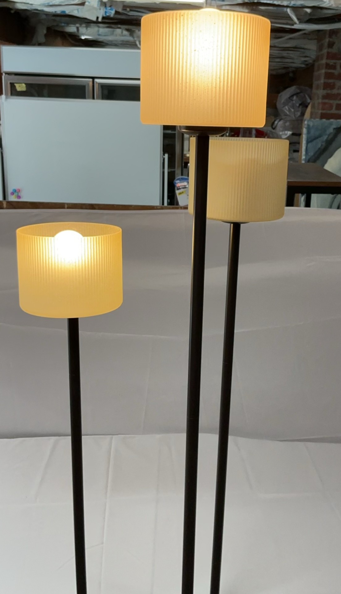 MCM inspired Three Bulb Floor Lamp - image 1 of 5